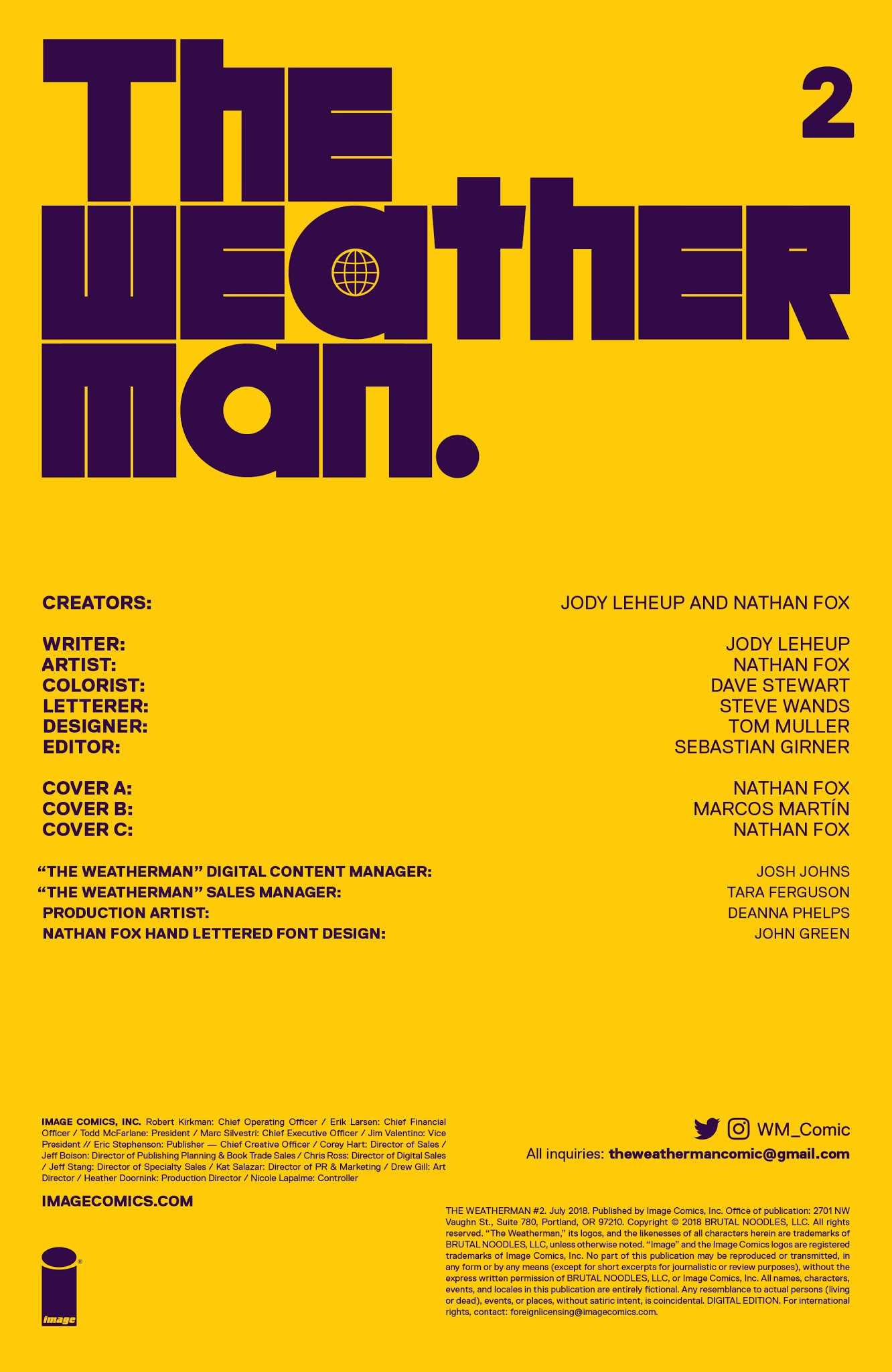 Read online The Weatherman comic -  Issue #2 - 2