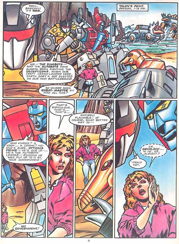 Read online The Transformers (UK) comic -  Issue #75 - 3