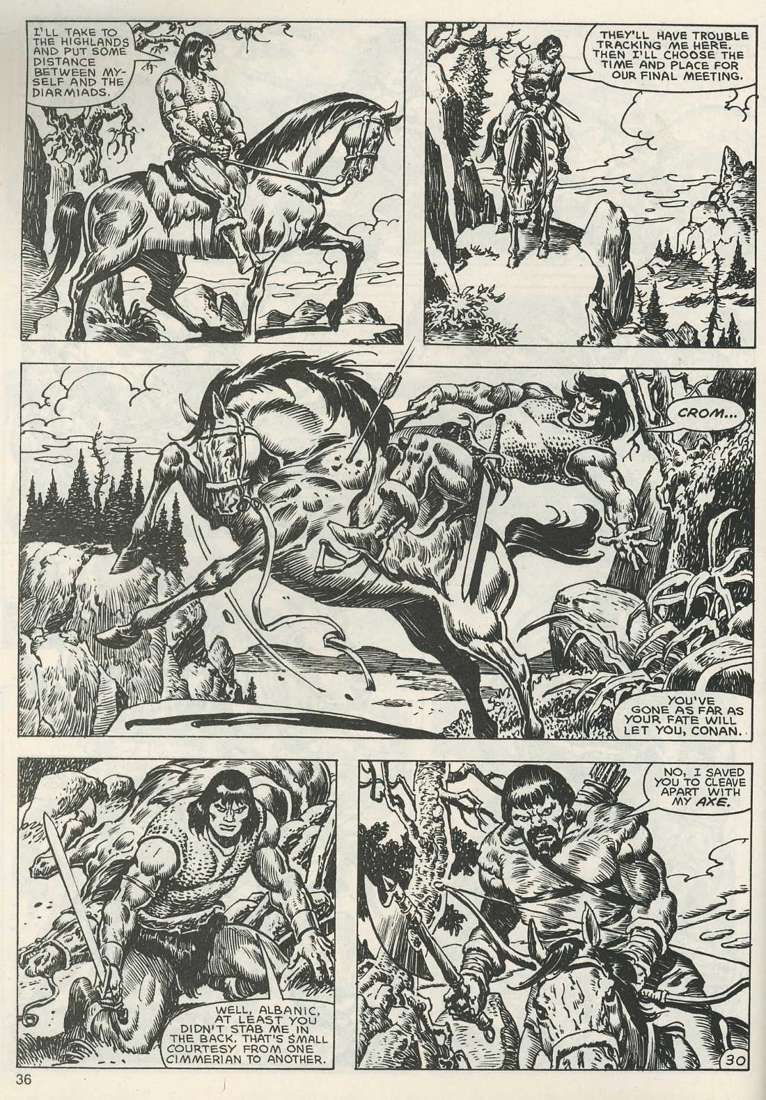 Read online The Savage Sword Of Conan comic -  Issue #119 - 35