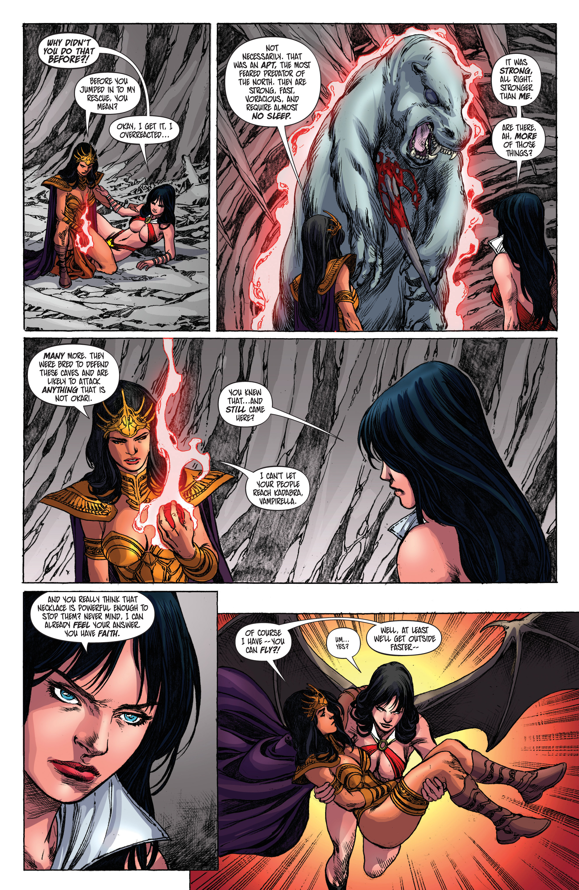 Read online Vampirella/Dejah Thoris comic -  Issue #5 - 16
