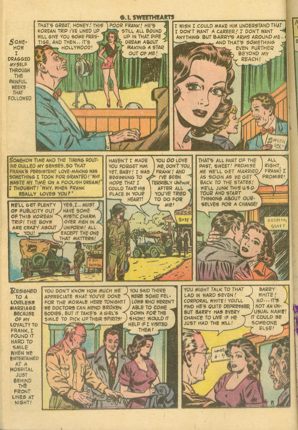 Read online G.I. Sweethearts comic -  Issue #34 - 16