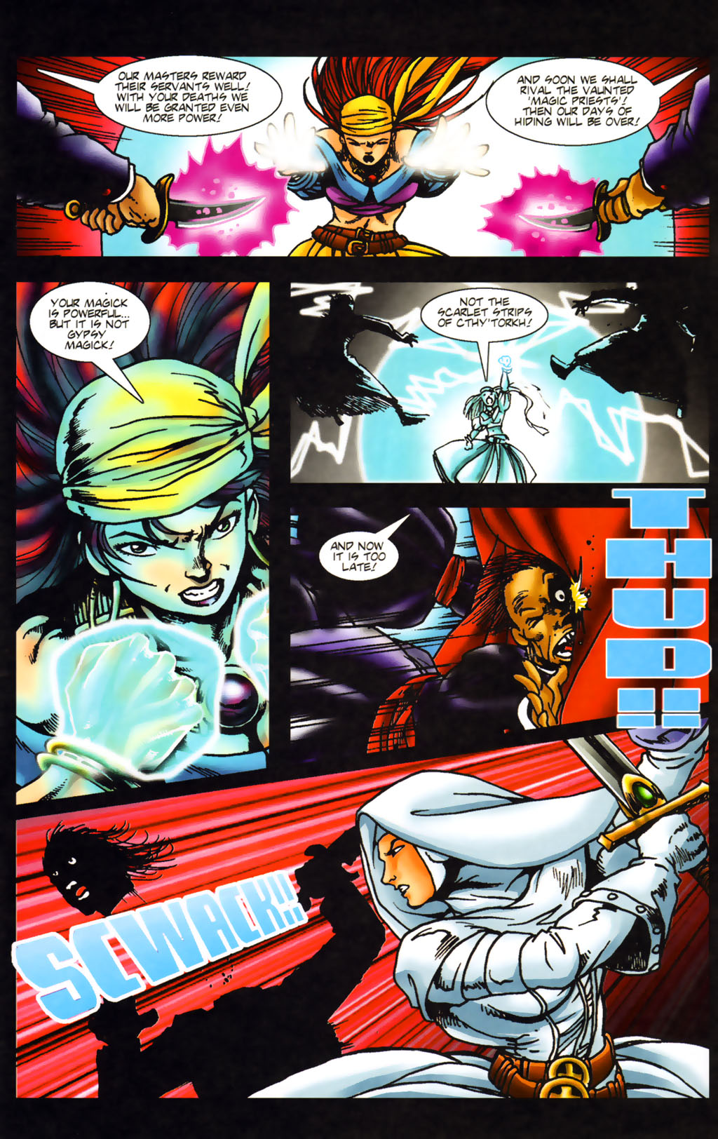Read online Warrior Nun Areala: Scorpio Rose comic -  Issue #4 - 9