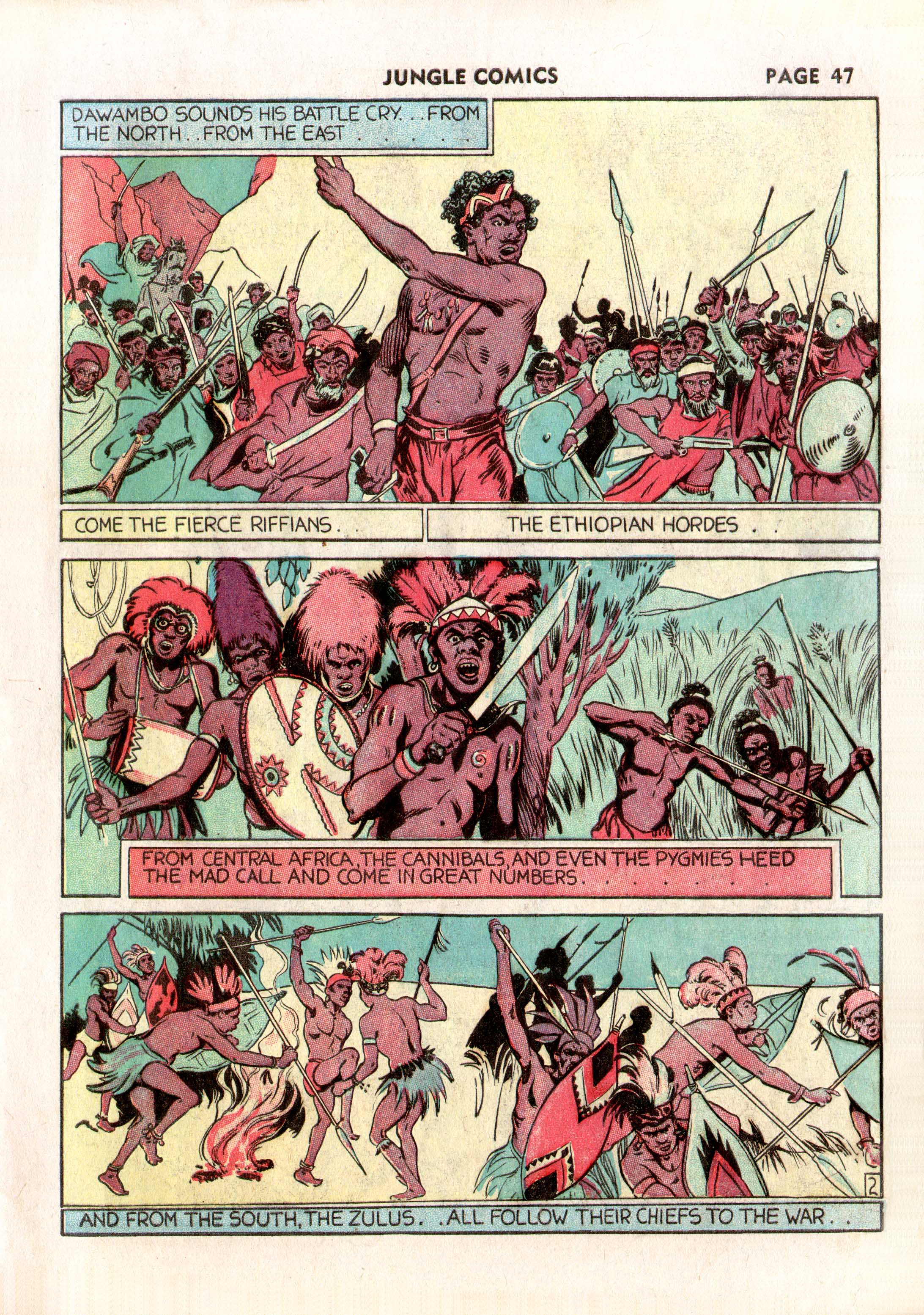 Read online Jungle Comics comic -  Issue #2 - 49