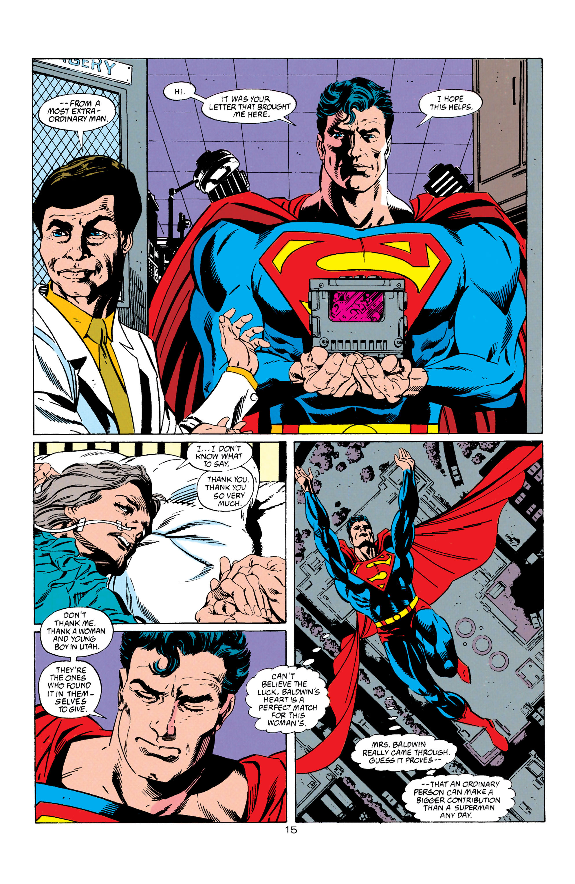 Read online Superman (1987) comic -  Issue #64 - 16