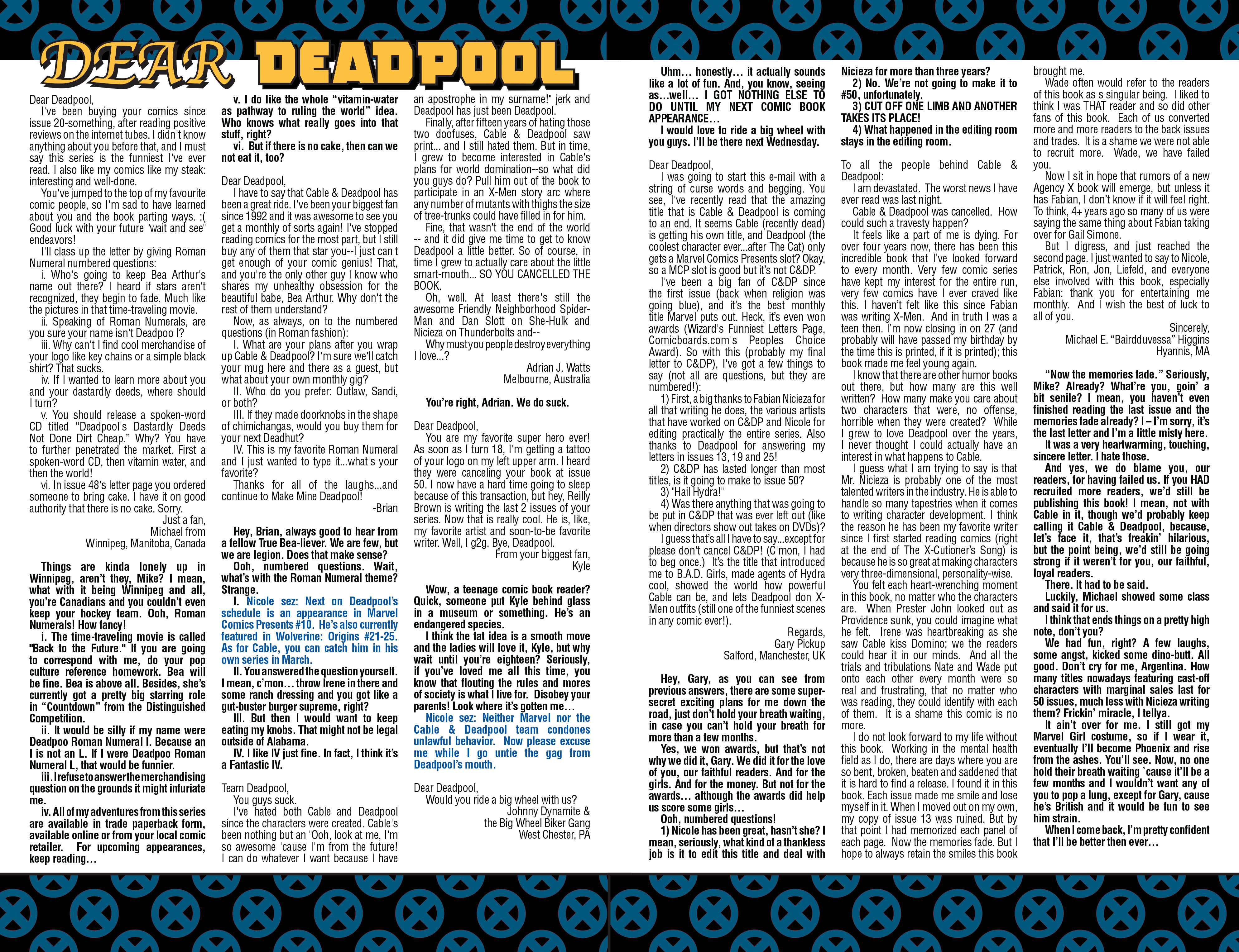 Read online Cable and Deadpool comic -  Issue #50 - 29
