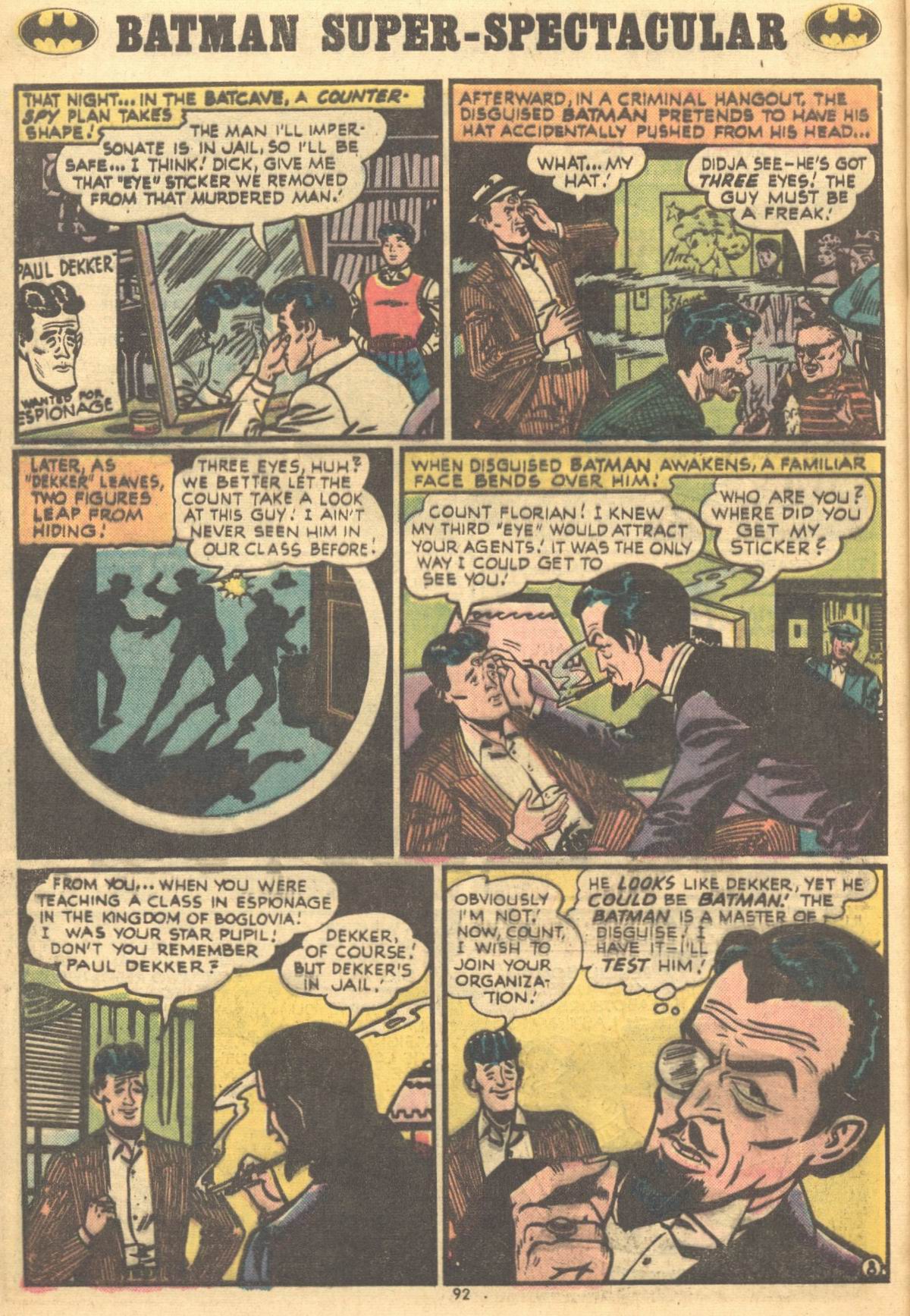 Read online Batman (1940) comic -  Issue #258 - 92