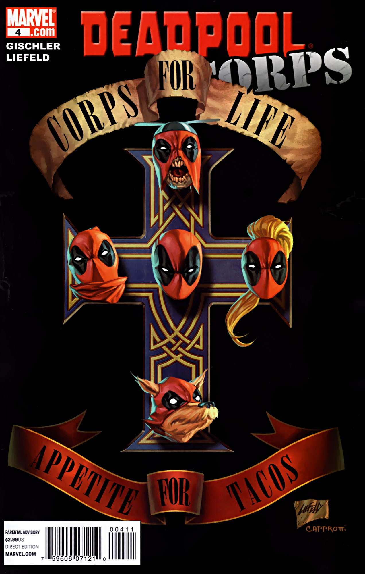 Read online Deadpool Corps (2010) comic -  Issue #4 - 1