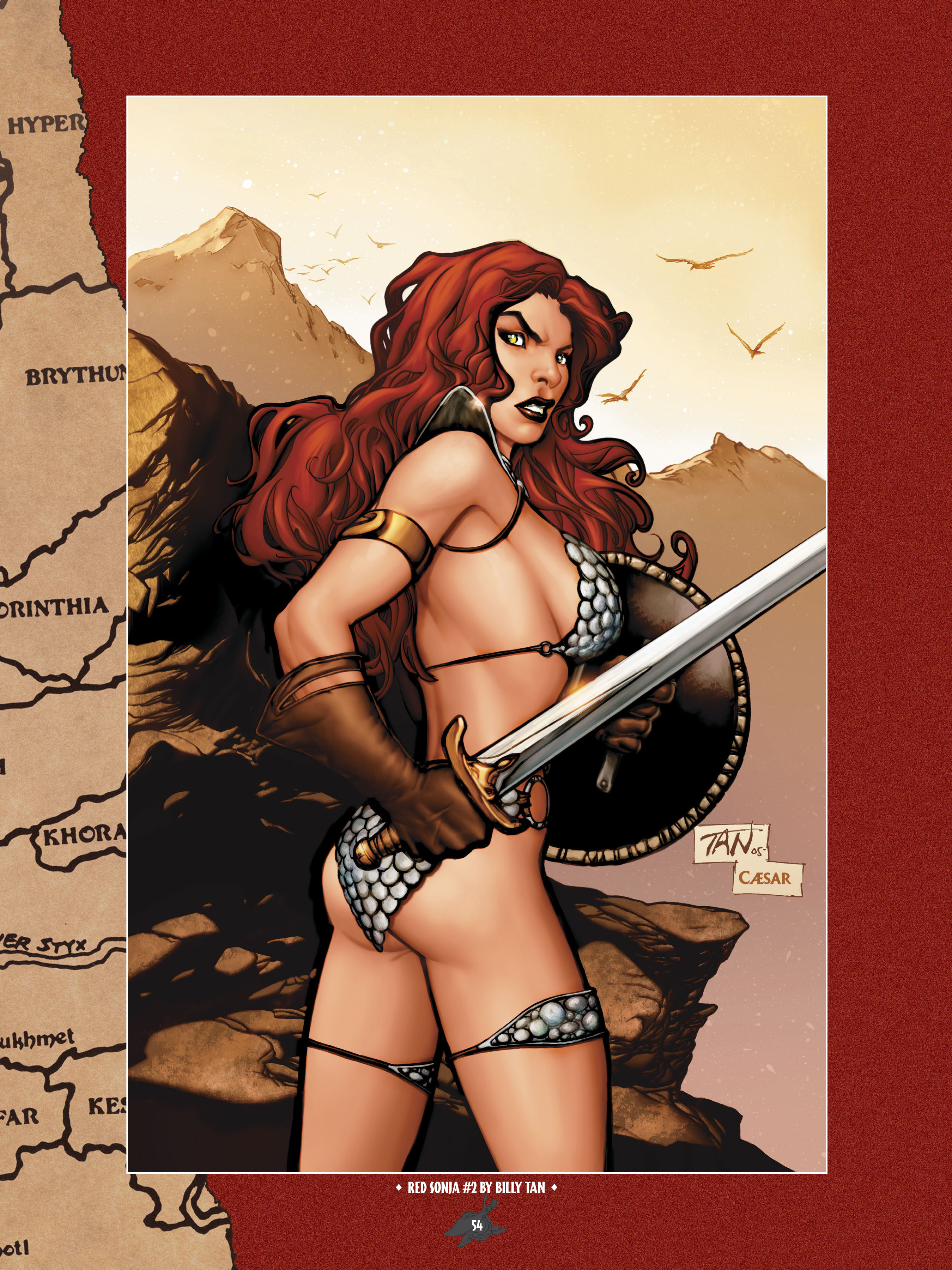 Read online The Art of Red Sonja comic -  Issue # TPB 1 (Part 1) - 53