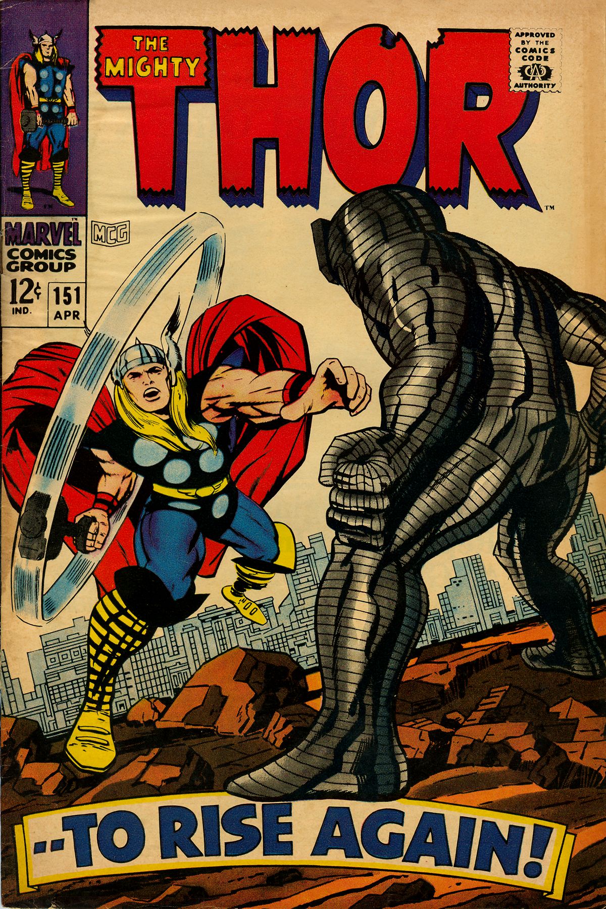 Read online Thor (1966) comic -  Issue #151 - 1