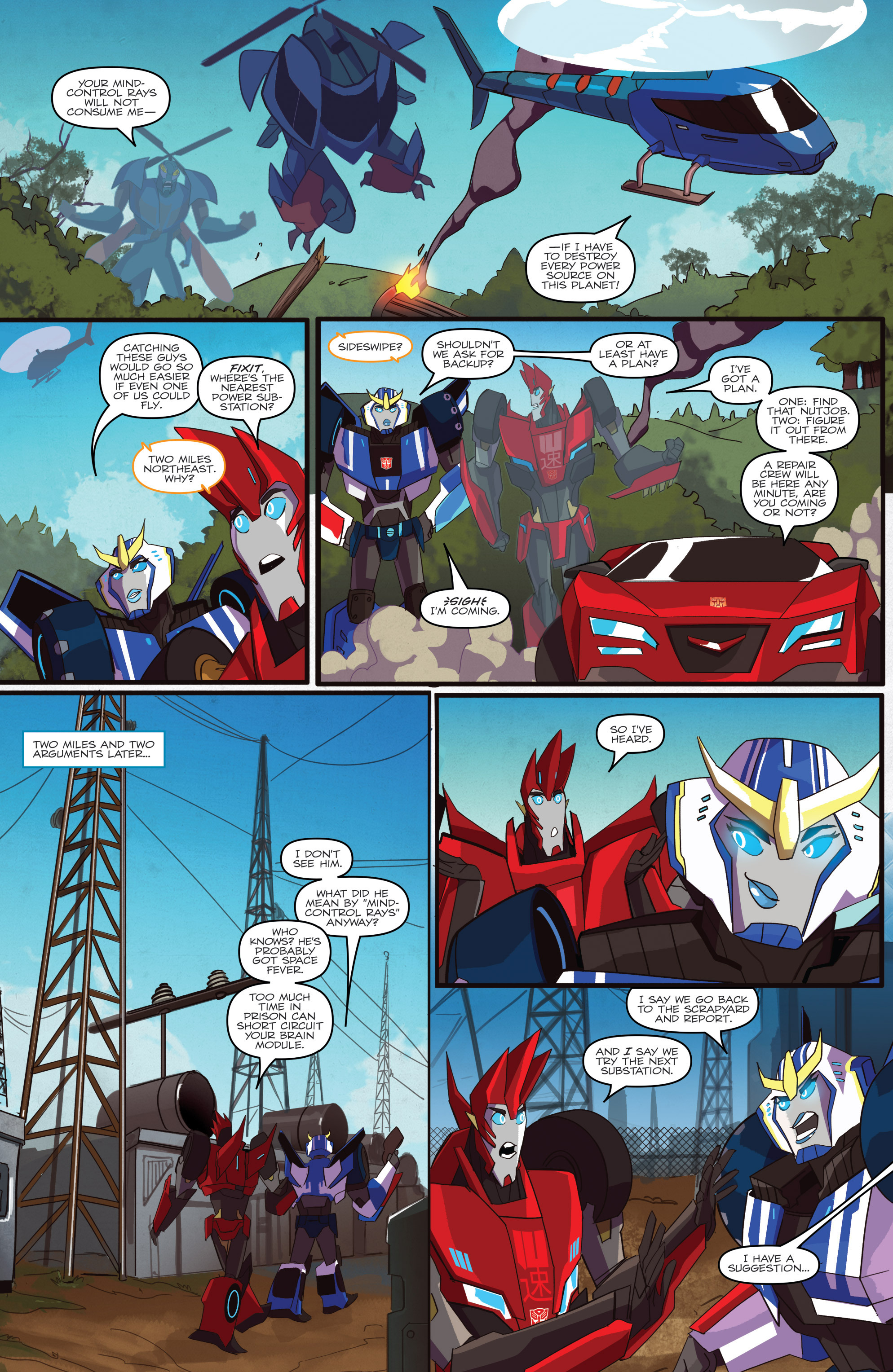 Read online Transformers: Robots In Disguise (2015) comic -  Issue #1 - 10