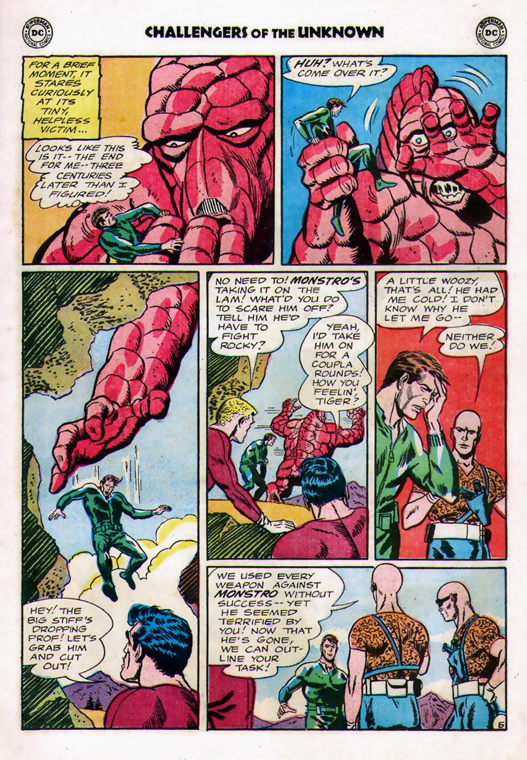 Read online Challengers of the Unknown (1958) comic -  Issue #43 - 7