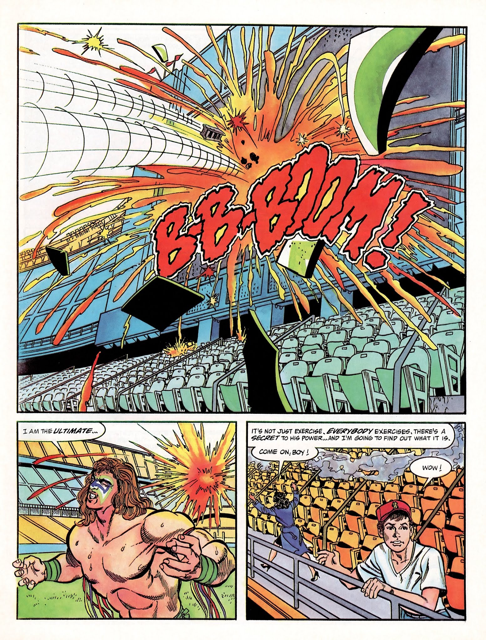 Read online WWF Battlemania comic -  Issue #2 - 9