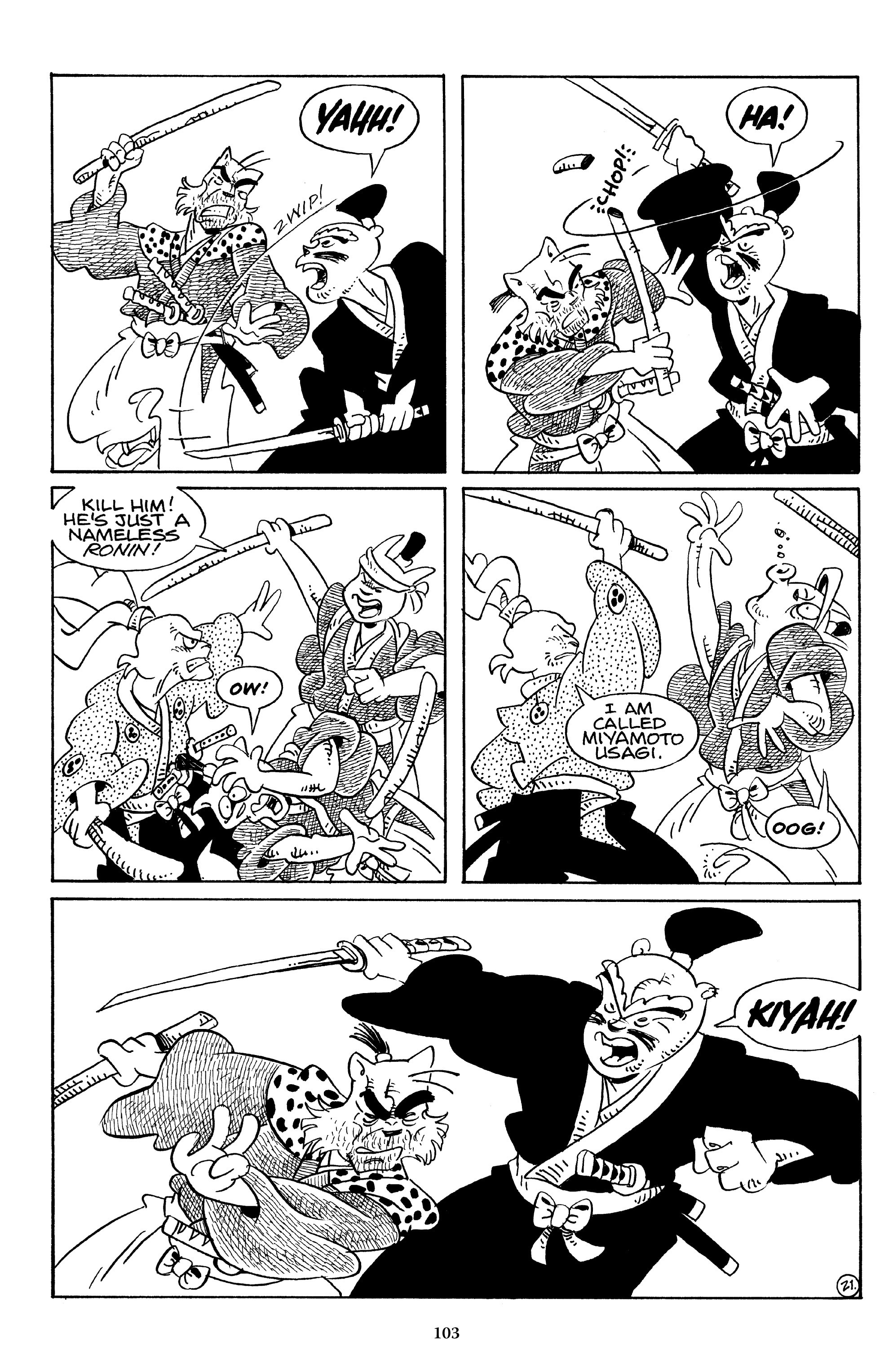Read online The Usagi Yojimbo Saga comic -  Issue # TPB 4 - 102