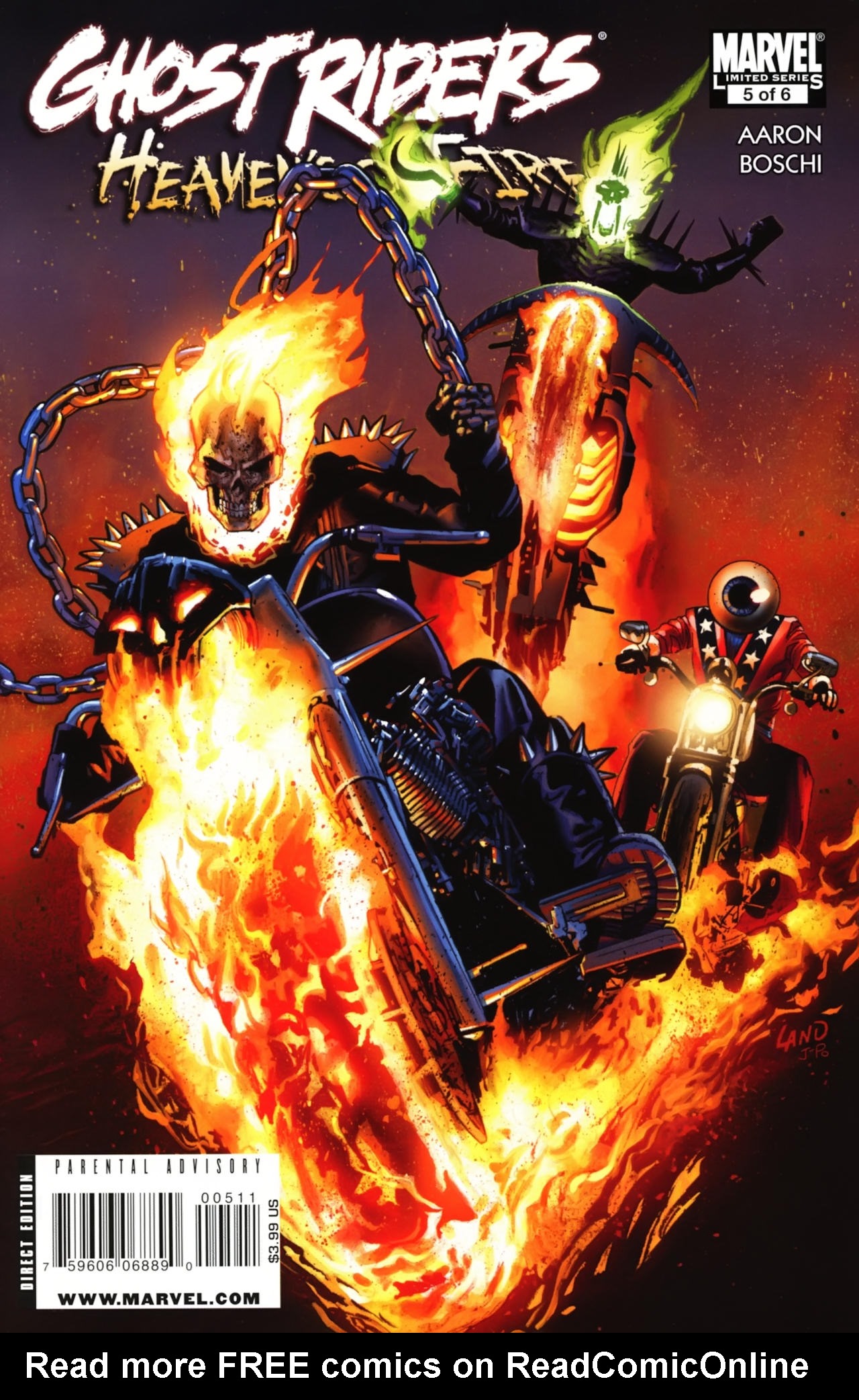 Read online Ghost Riders: Heaven's on Fire comic -  Issue #5 - 1