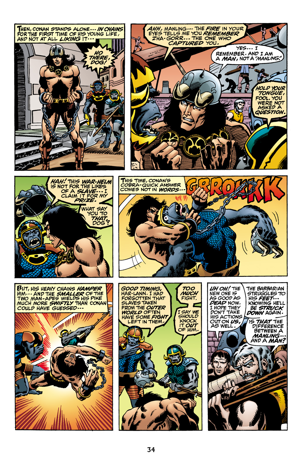 Read online The Chronicles of Conan comic -  Issue # TPB 1 (Part 1) - 35