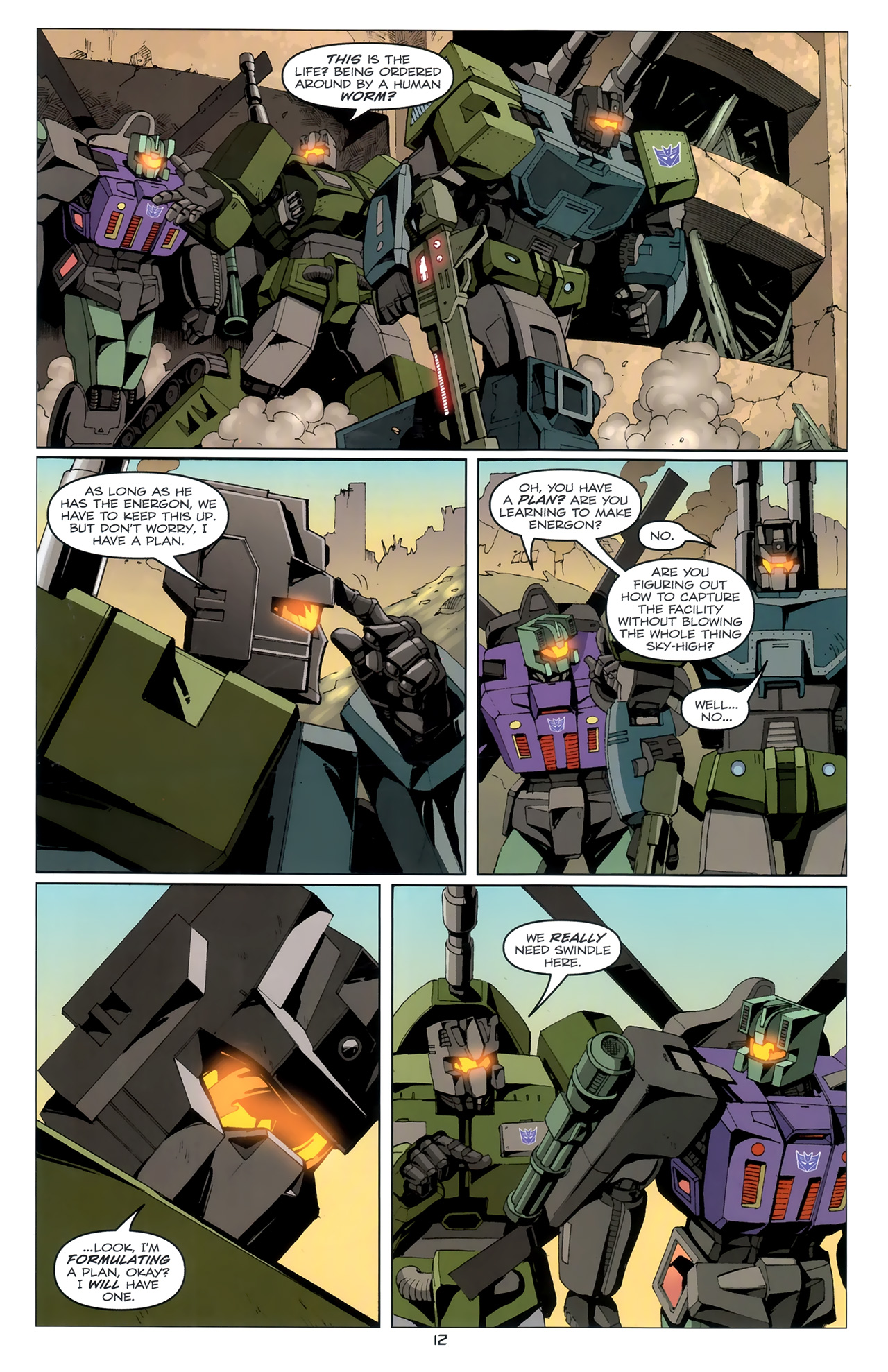Read online The Transformers (2009) comic -  Issue #10 - 13