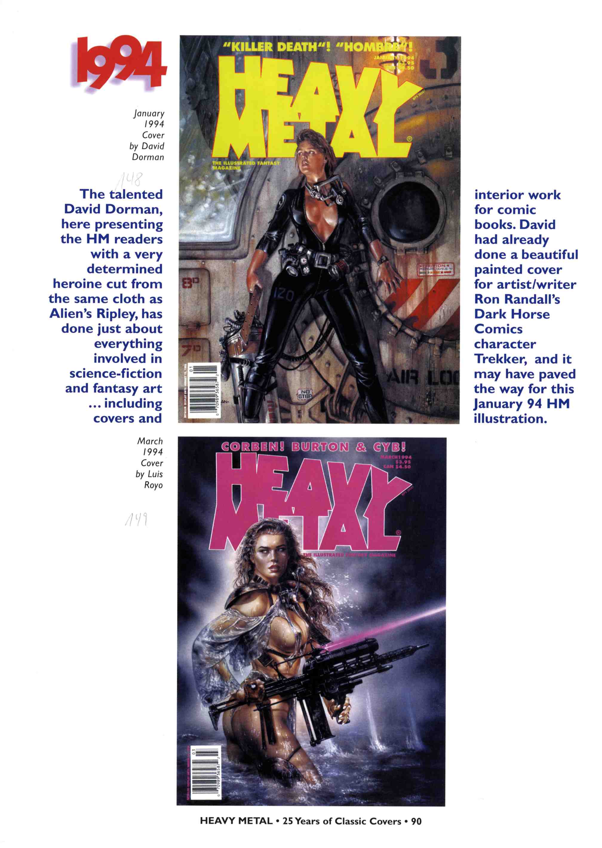 Read online Heavy Metal: 25 Years of Classic Covers comic -  Issue # TPB - 96