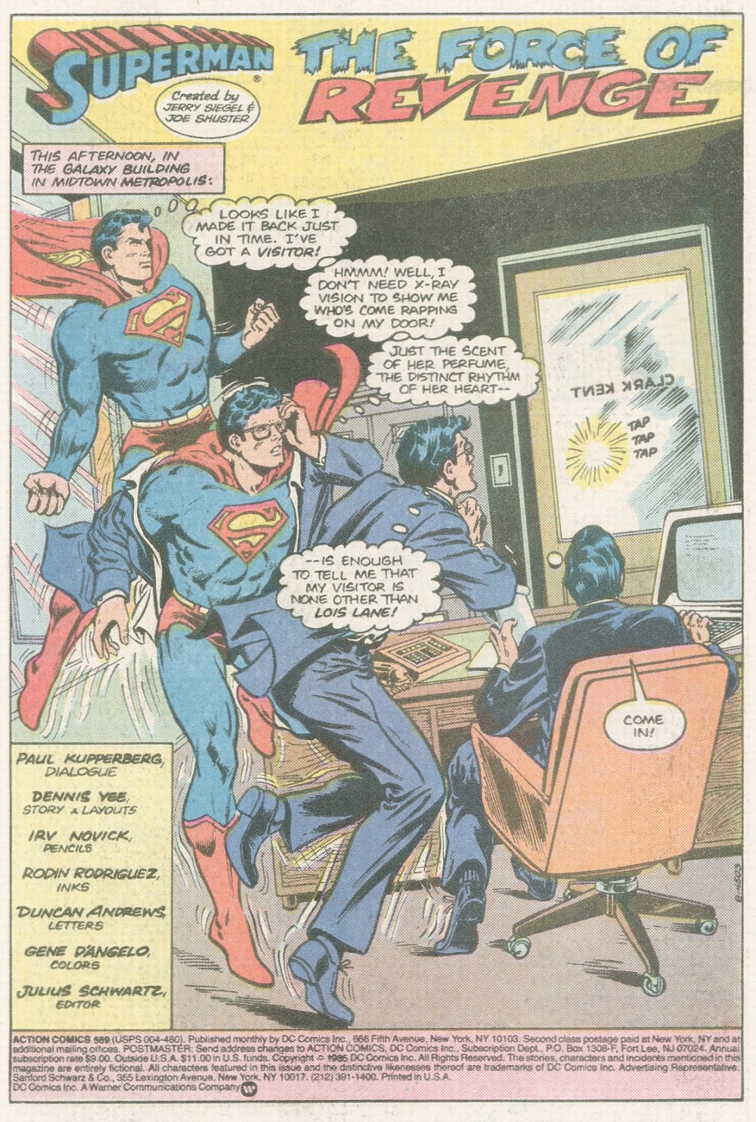 Action Comics (1938) issue 569 - Page 2