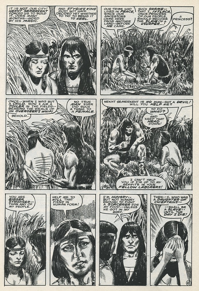 Read online The Savage Sword Of Conan comic -  Issue #223 - 20