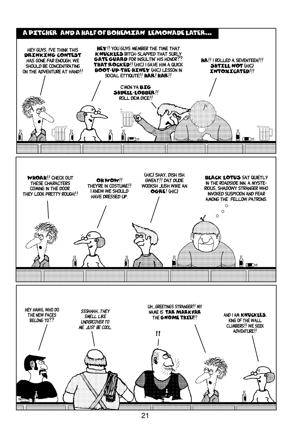 Read online Knights of the Dinner Table comic -  Issue #17 - 23