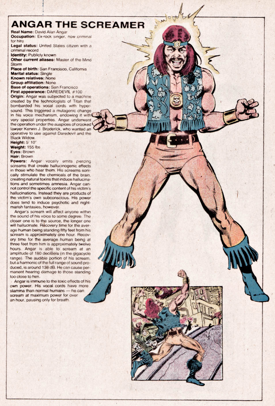 Read online The Official Handbook of the Marvel Universe comic -  Issue #1 - 11