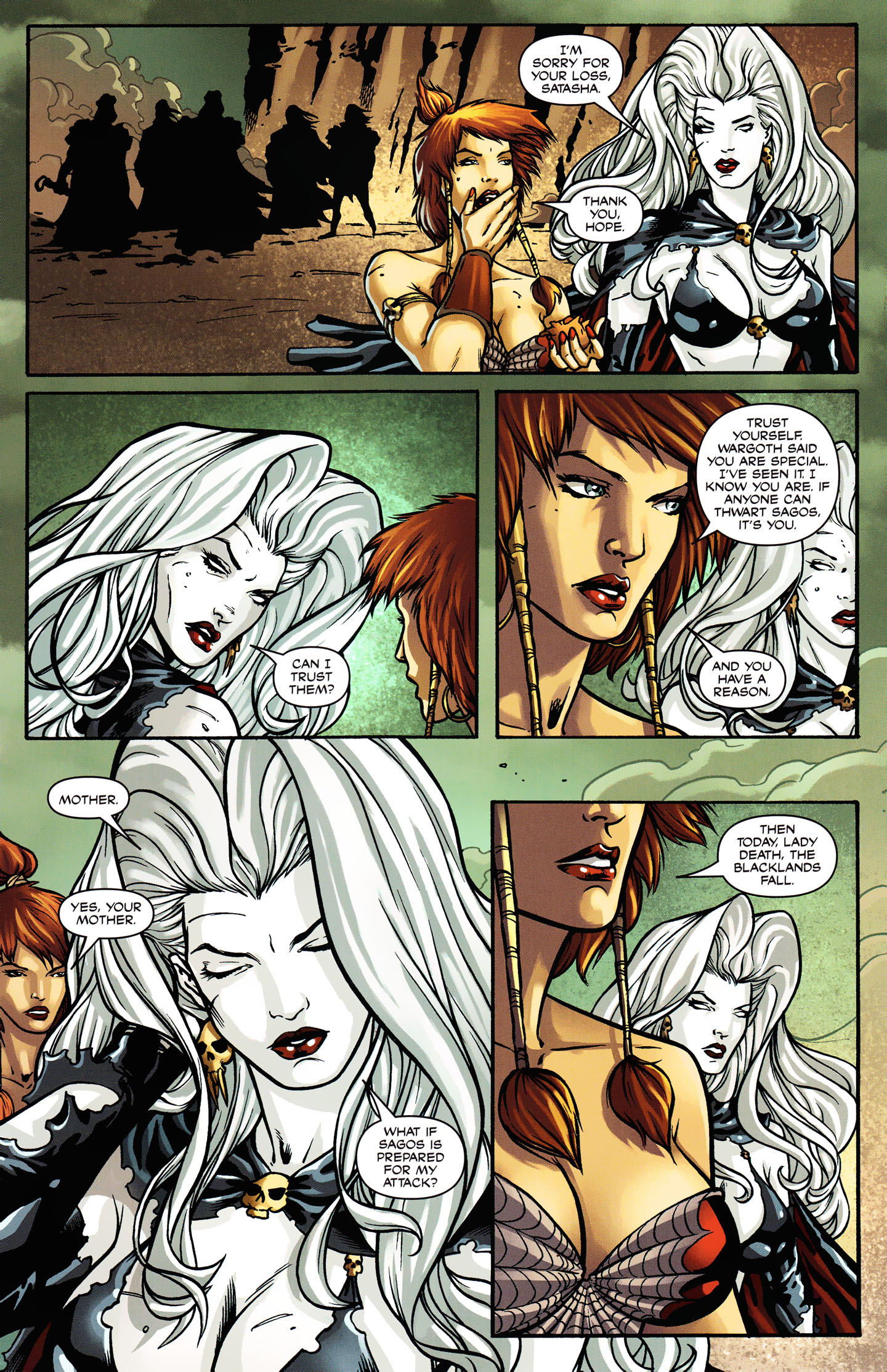 Read online Lady Death: Origins - Cursed comic -  Issue #2 - 17