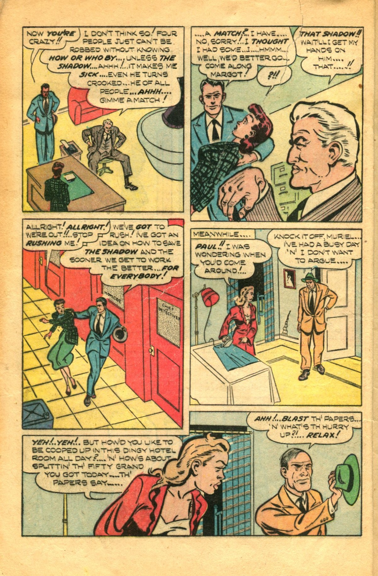 Read online Shadow Comics comic -  Issue #91 - 8