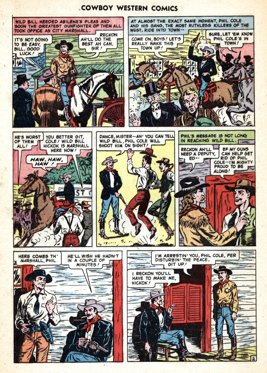 Read online Cowboy Western Comics (1948) comic -  Issue #32 - 32