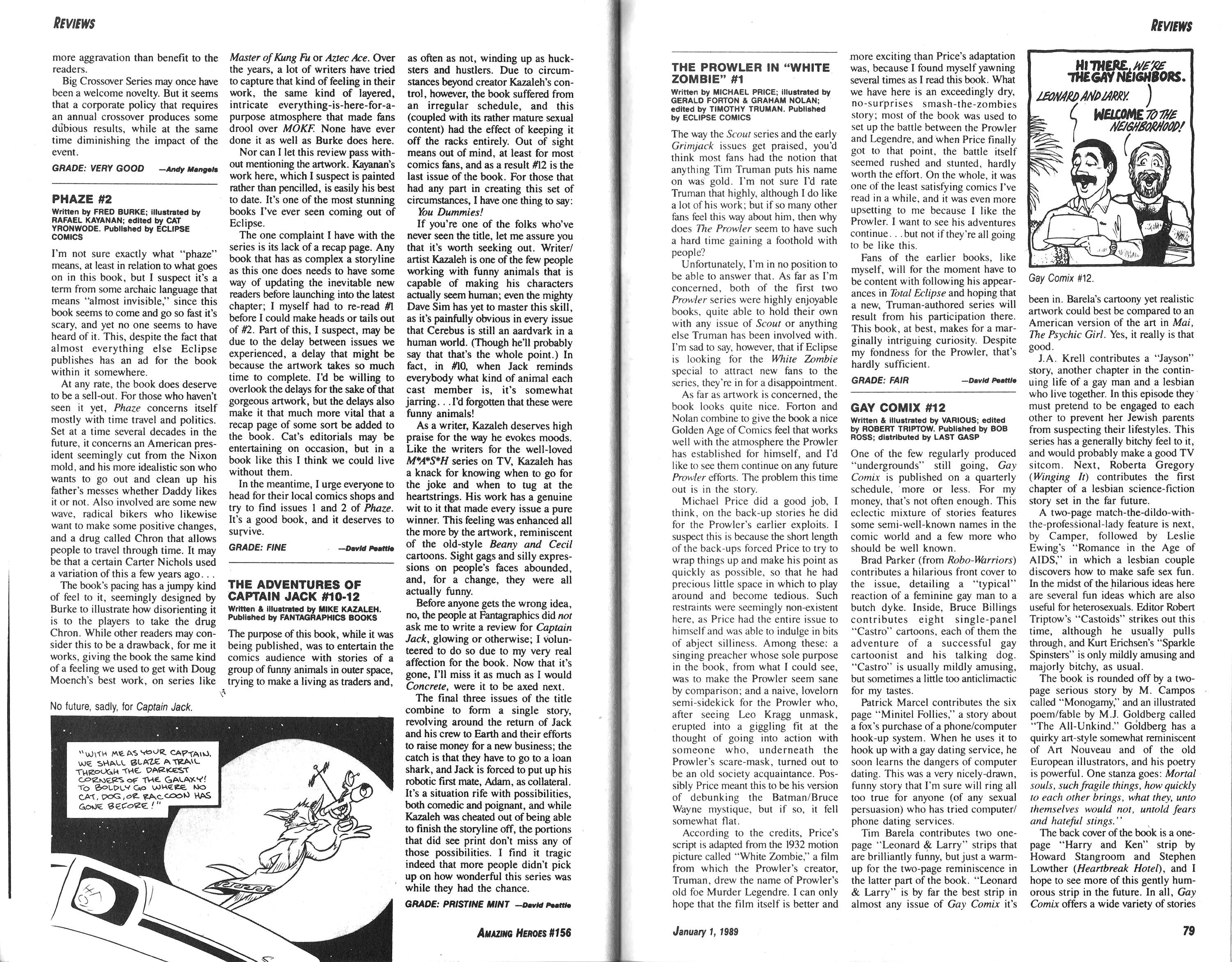 Read online Amazing Heroes comic -  Issue #156 - 39