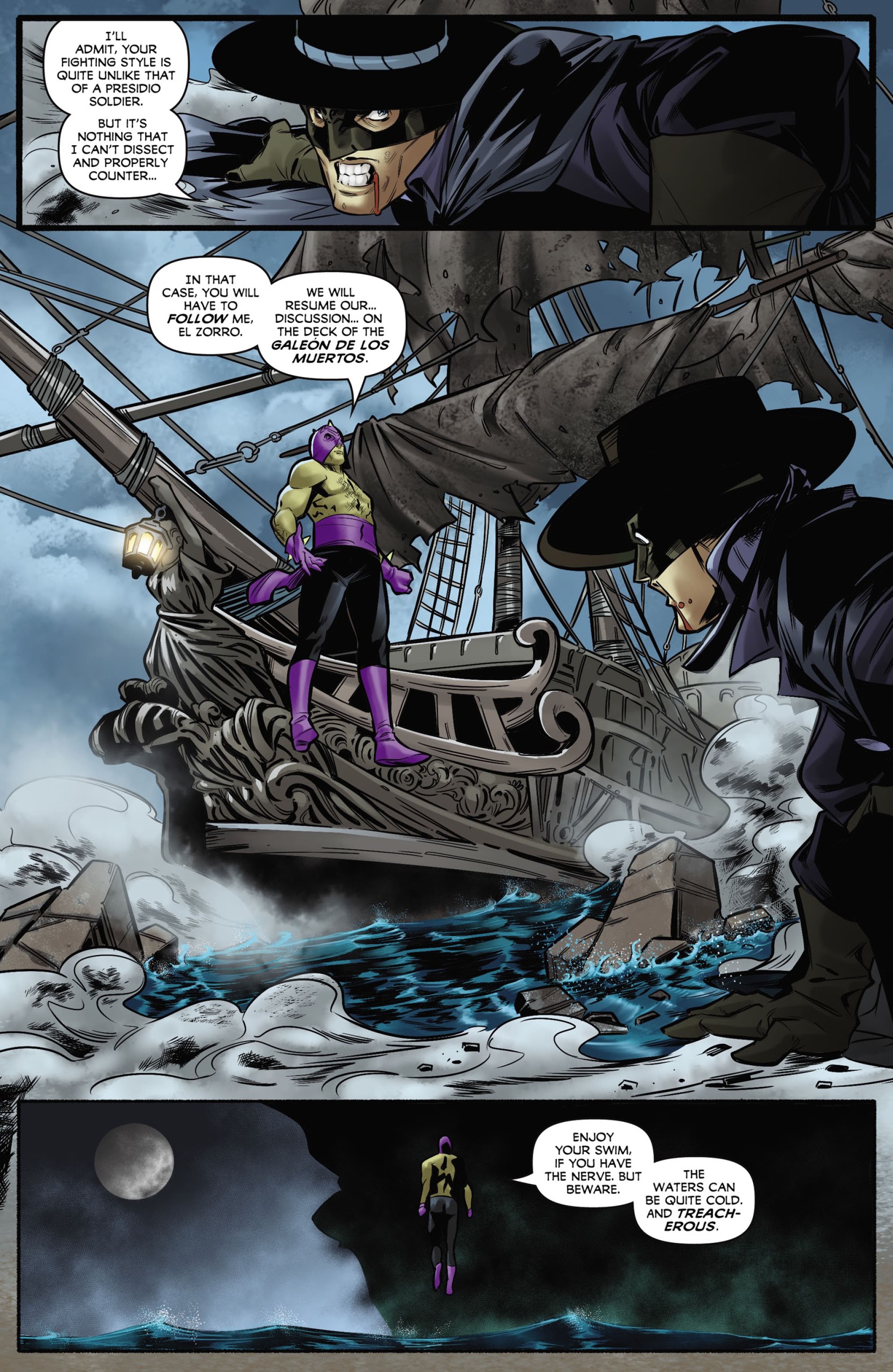 Read online Zorro: Galleon Of the Dead comic -  Issue #2 - 13