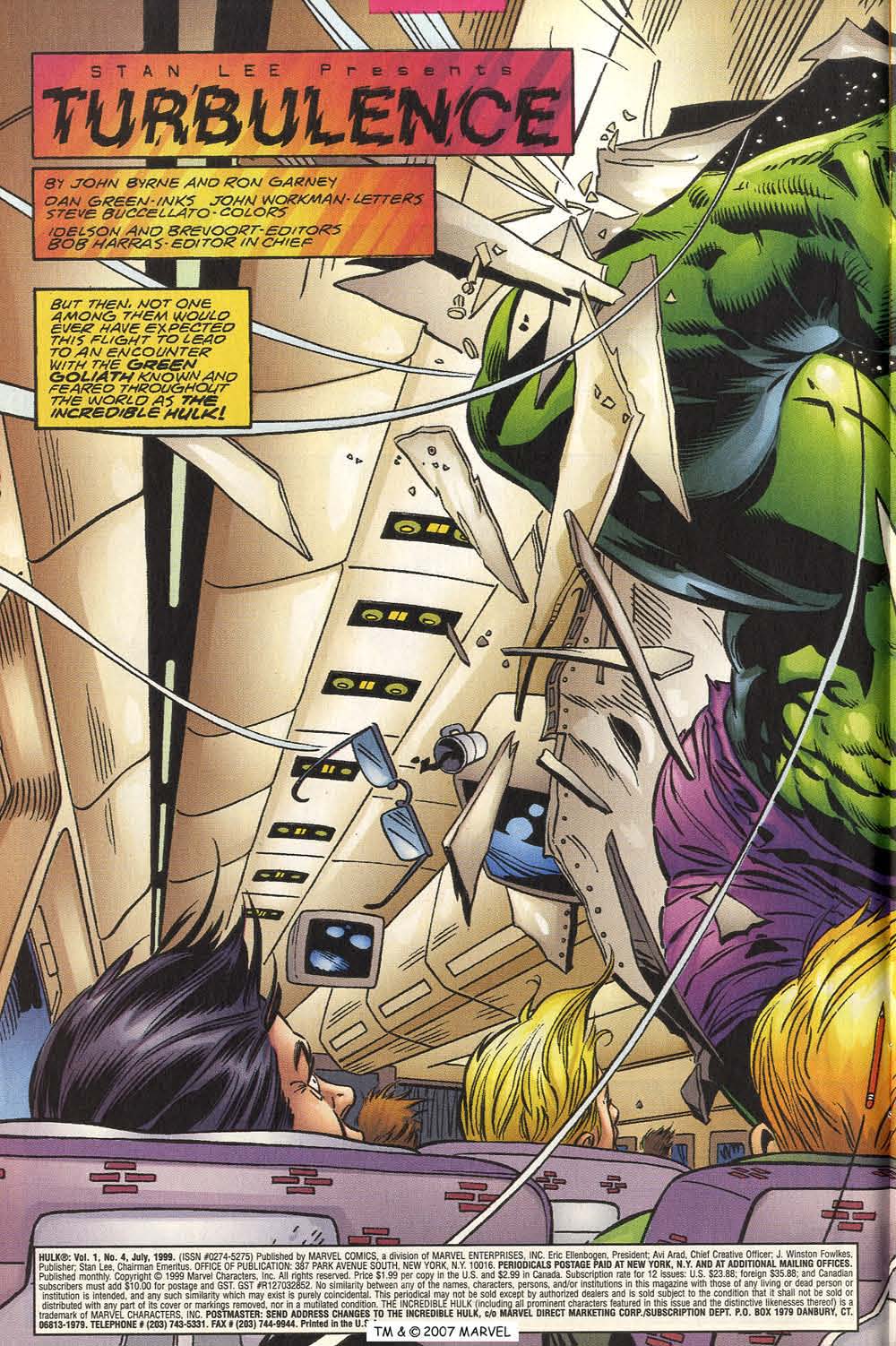 Read online Hulk (1999) comic -  Issue #4 - 4