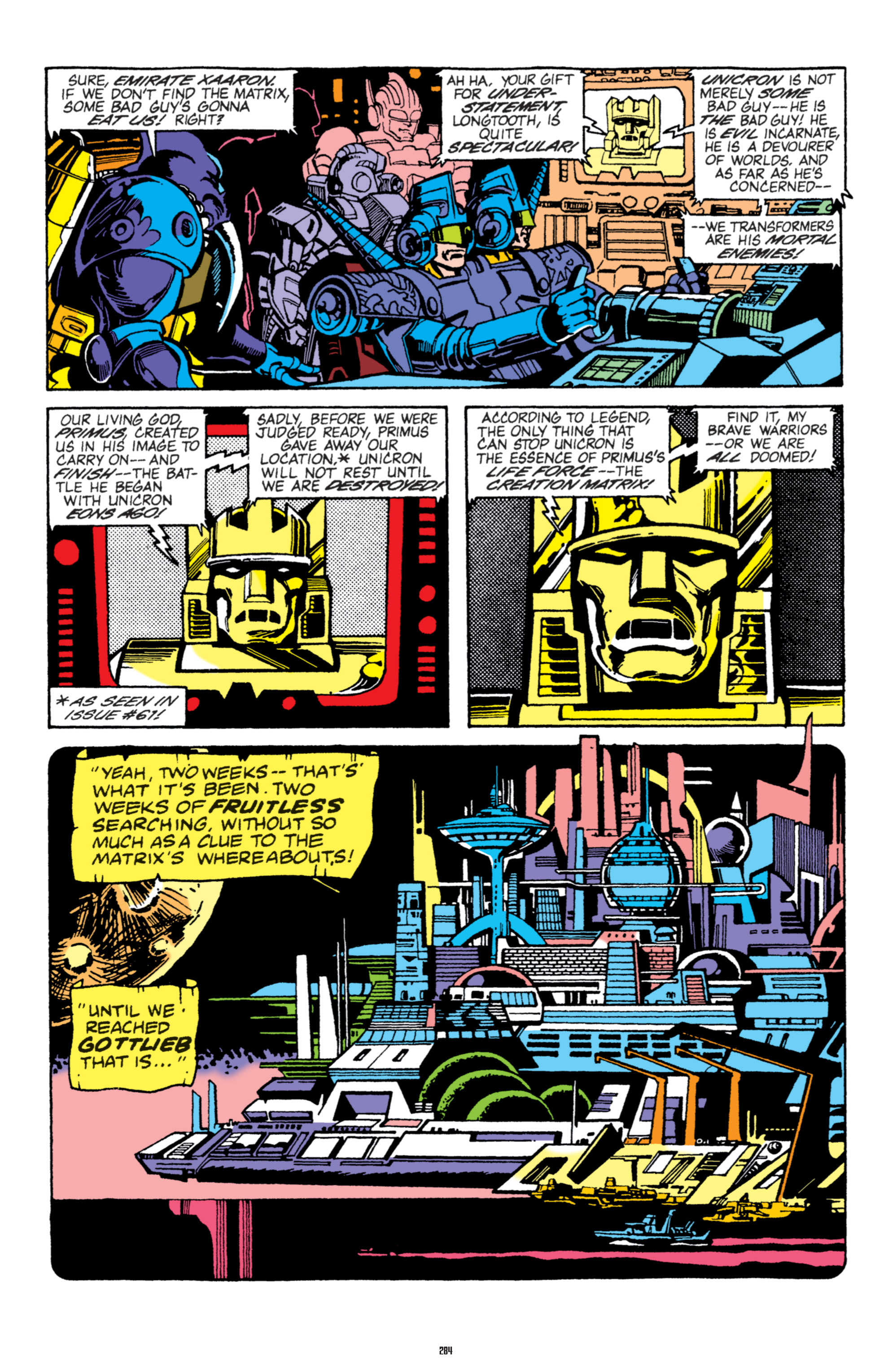 Read online The Transformers Classics comic -  Issue # TPB 5 - 285
