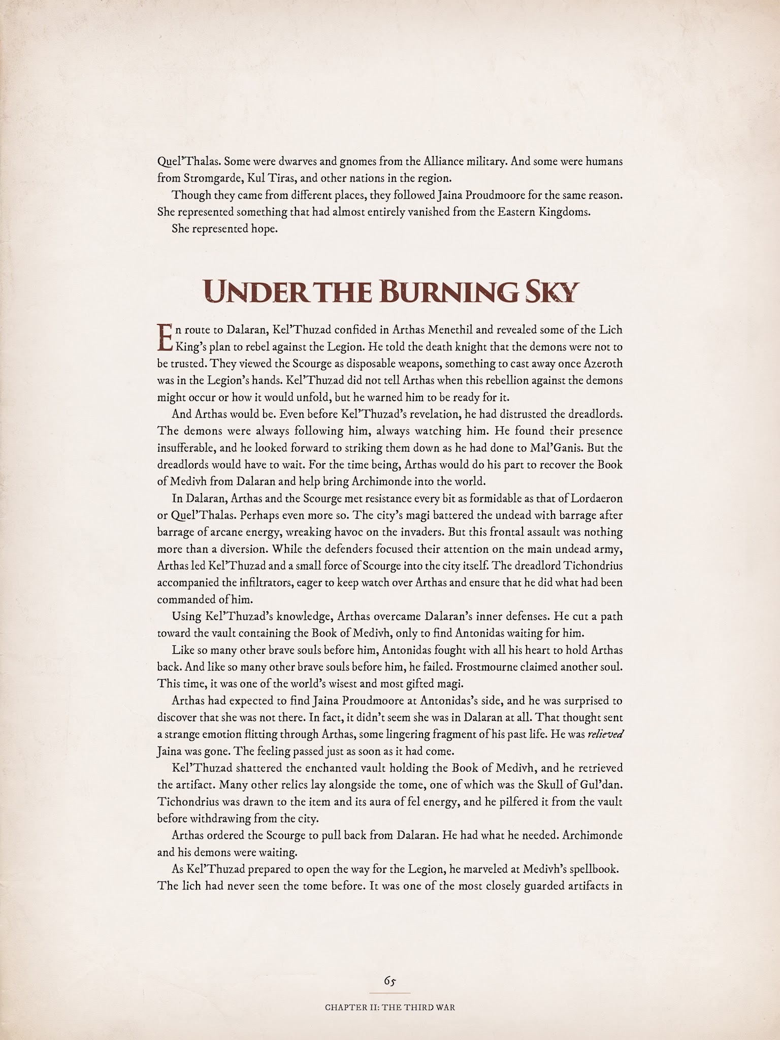 Read online World of Warcraft Chronicle Vol. 3 comic -  Issue # Full - 63