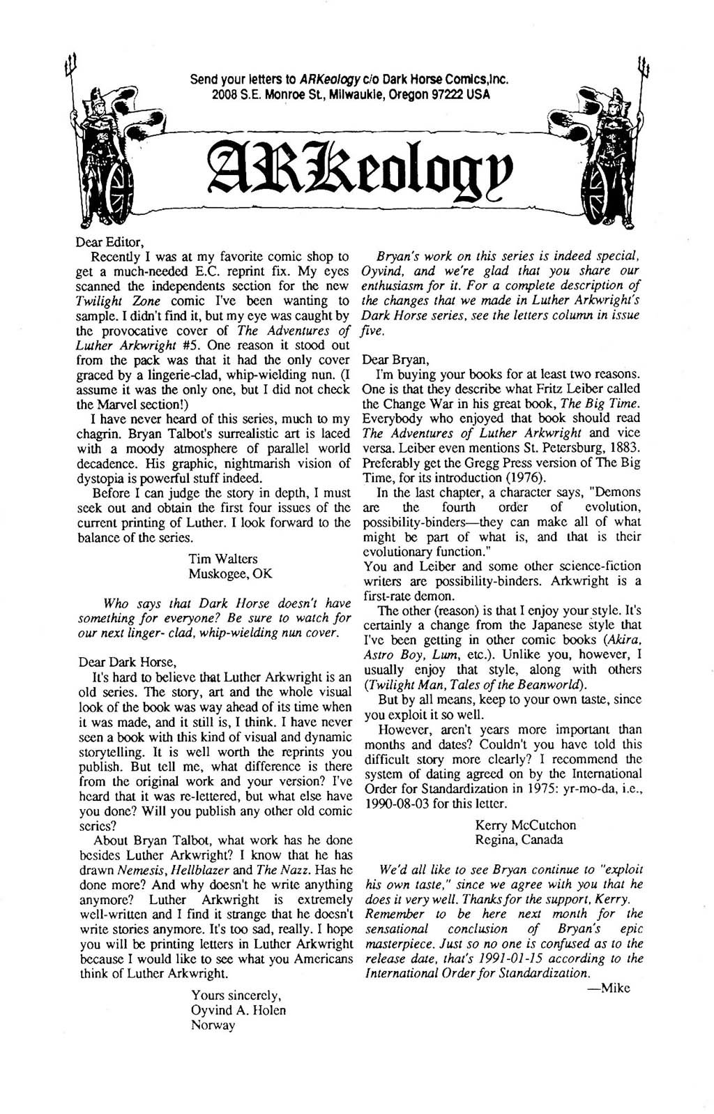 Read online The Adventures of Luther Arkwright comic -  Issue #8 - 29