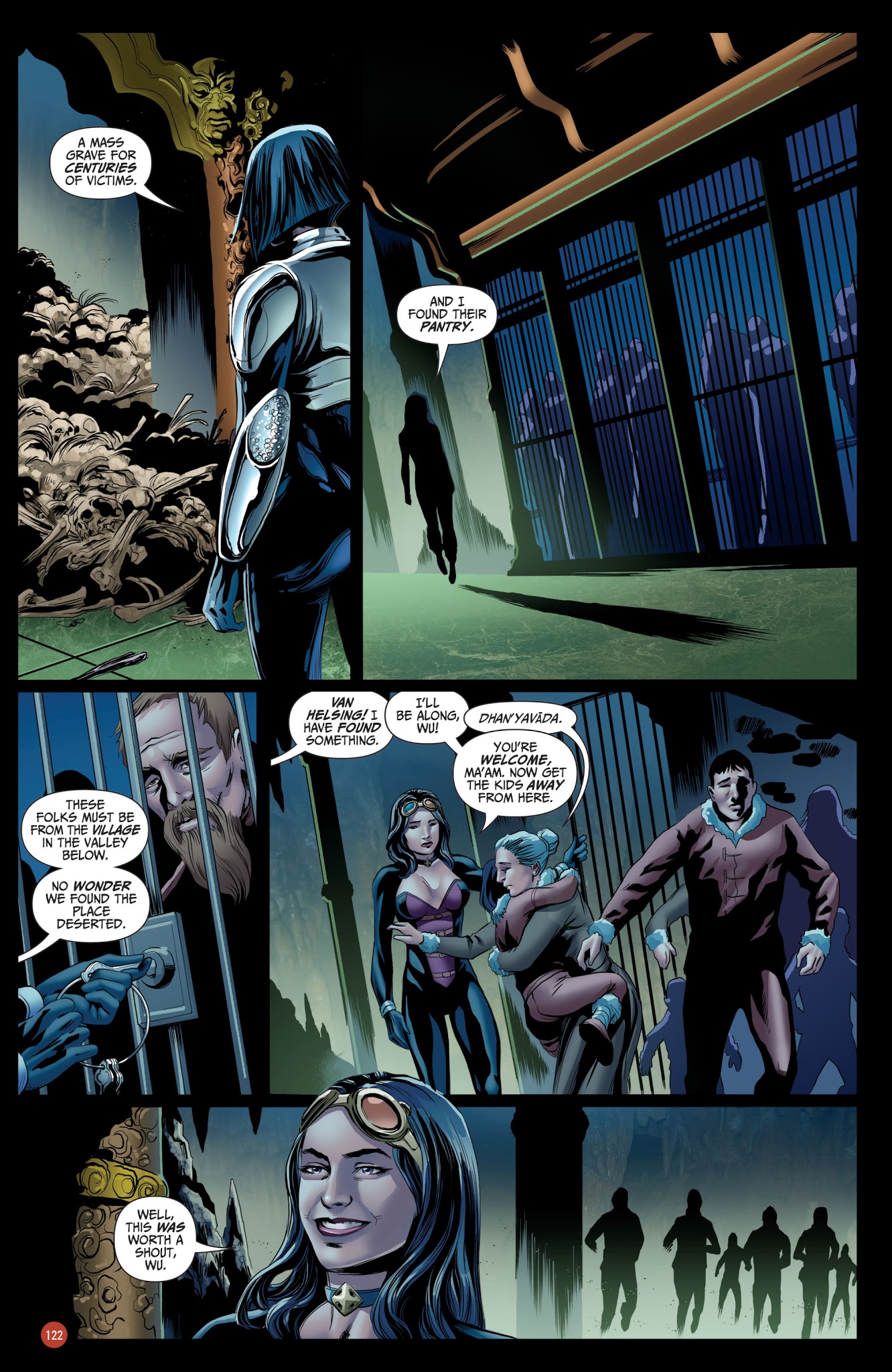 Read online Van Helsing vs. Werewolf comic -  Issue # _TPB 1 - 122