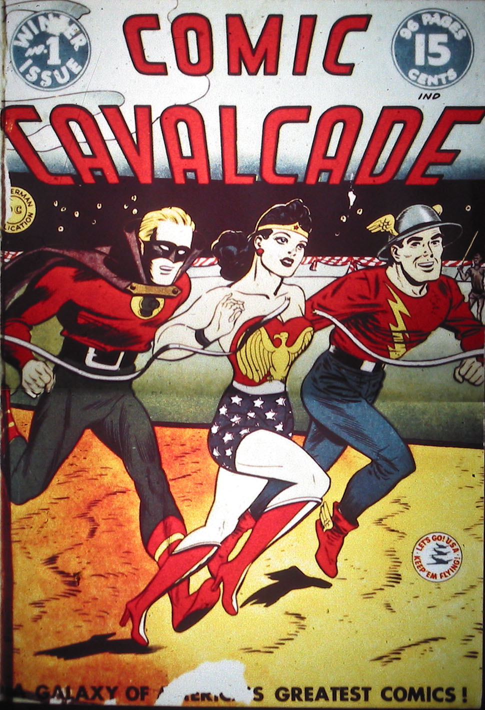 Read online Comic Cavalcade comic -  Issue #1 - 1