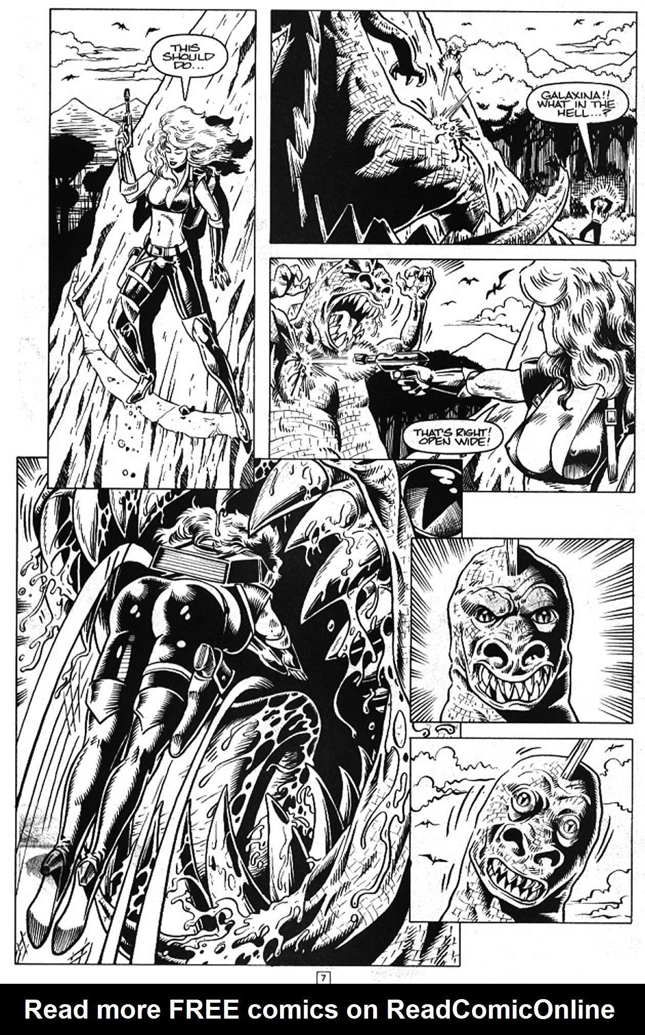 Read online Galaxina comic -  Issue #1 - 9