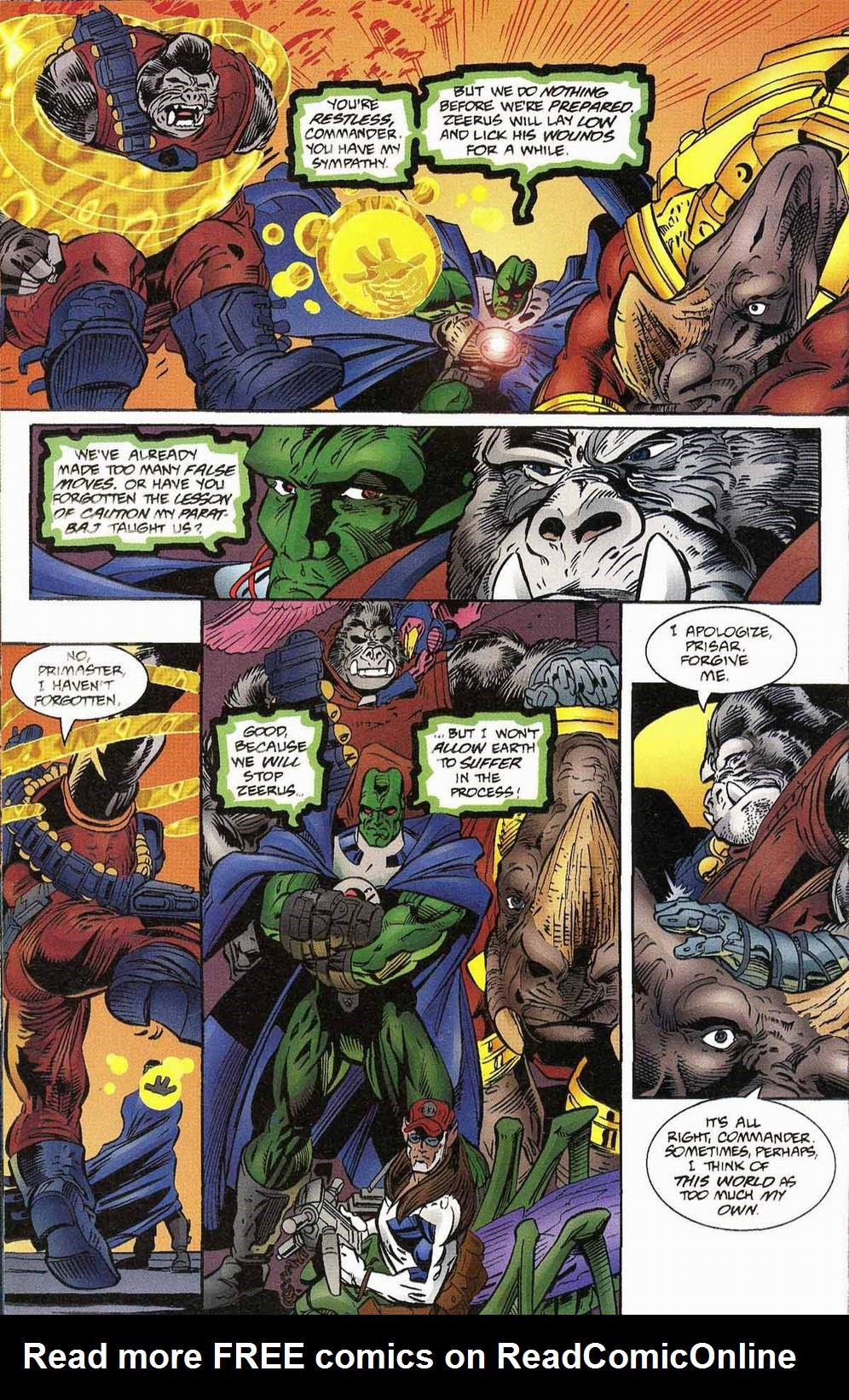 Read online Leonard Nimoy's Primortals (1995) comic -  Issue #13 - 14