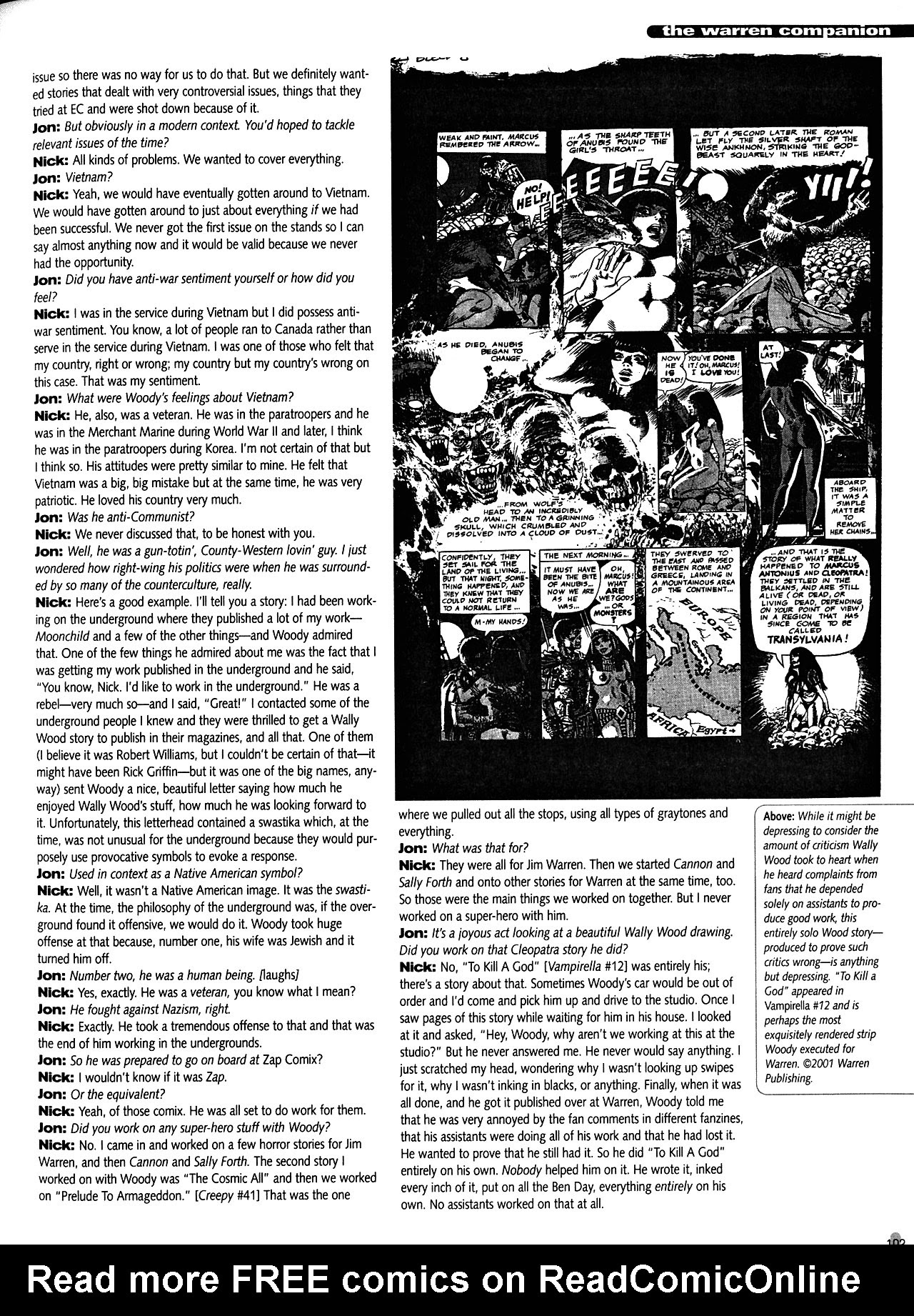 Read online Warren Companion comic -  Issue # TPB (Part 2) - 4