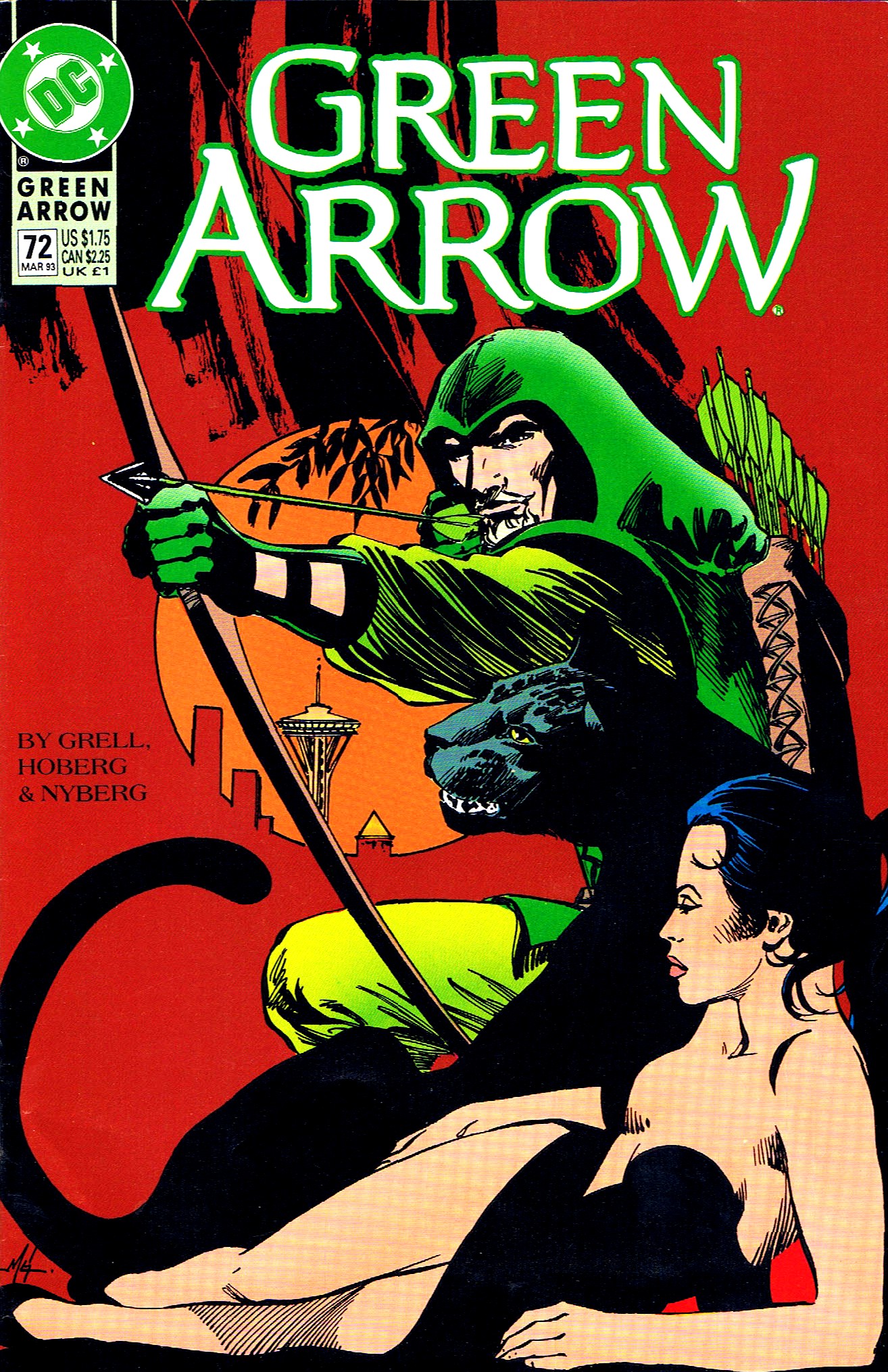 Read online Green Arrow (1988) comic -  Issue #72 - 1