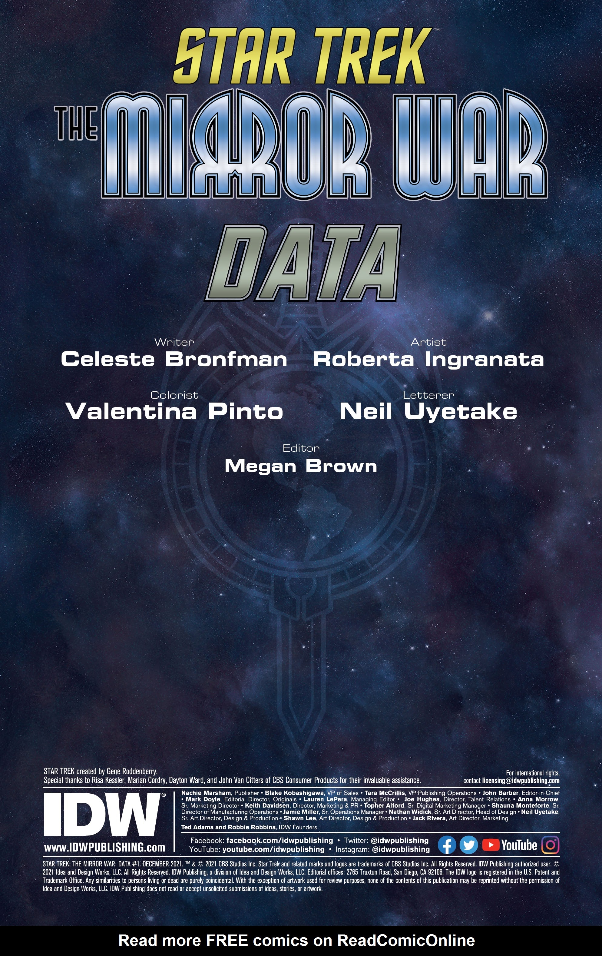 Read online Star Trek: The Mirror War—Data comic -  Issue # Full - 2