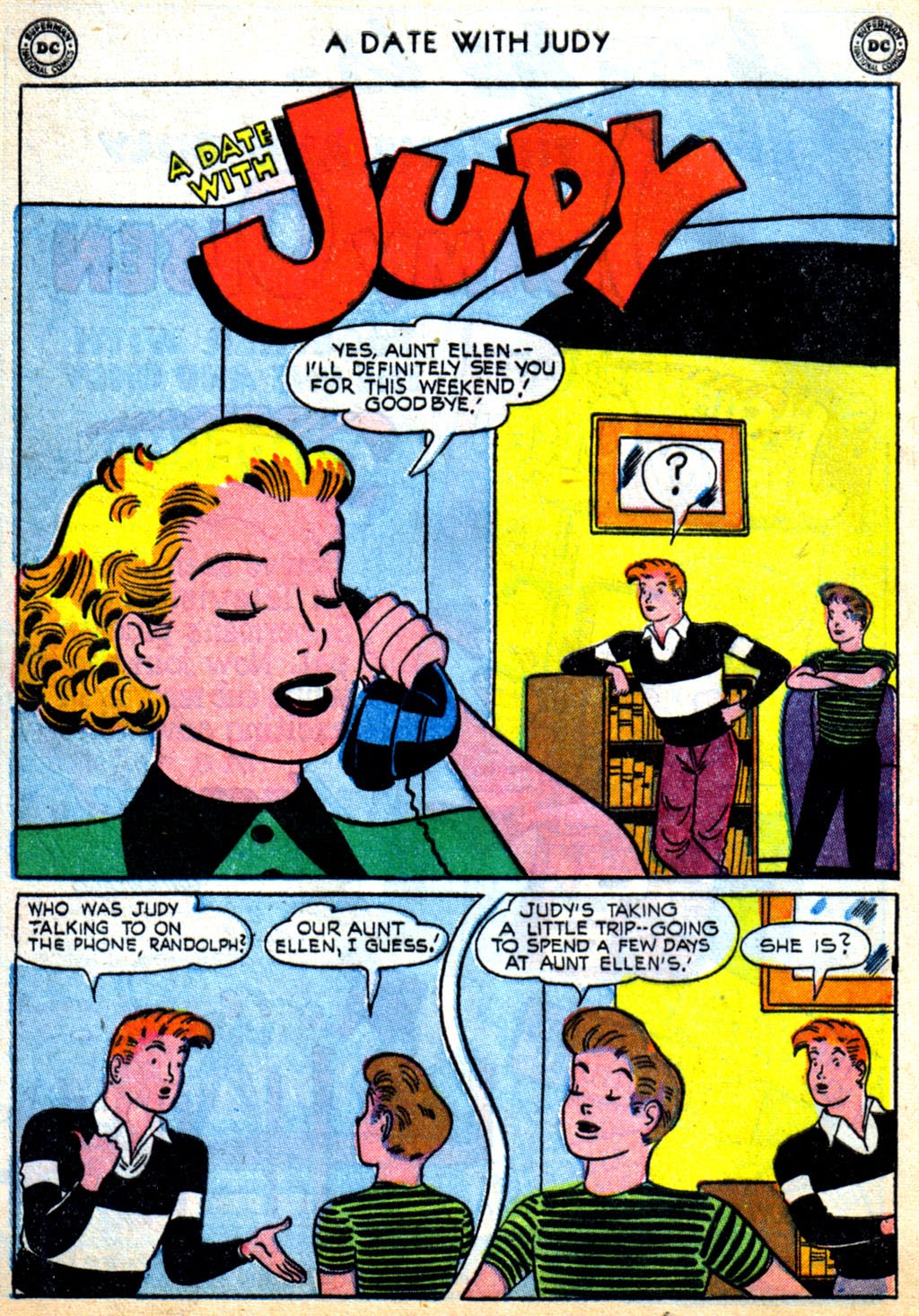 Read online A Date with Judy comic -  Issue #43 - 28