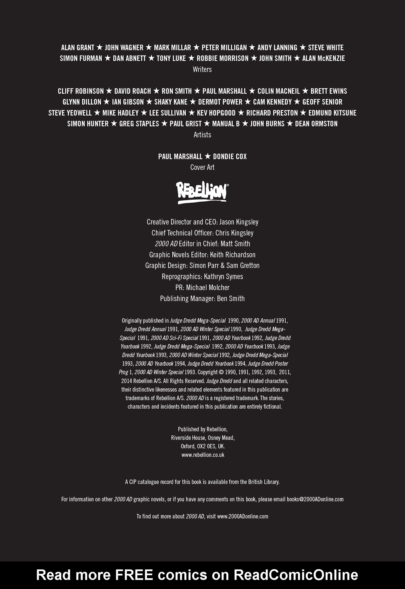 Read online Judge Dredd: The Restricted Files comic -  Issue # TPB 3 - 2