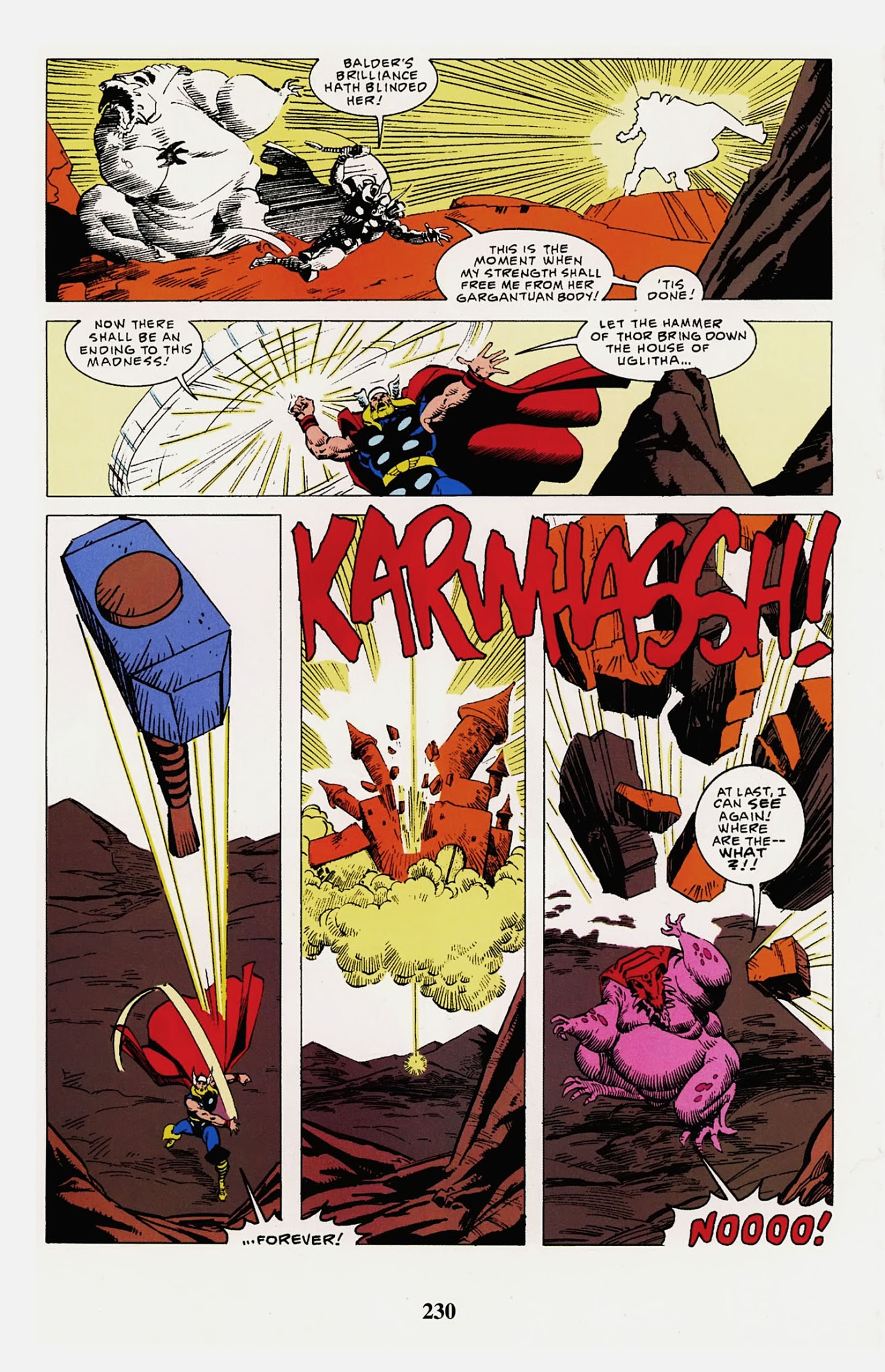 Read online Thor Visionaries: Walter Simonson comic -  Issue # TPB 3 - 232