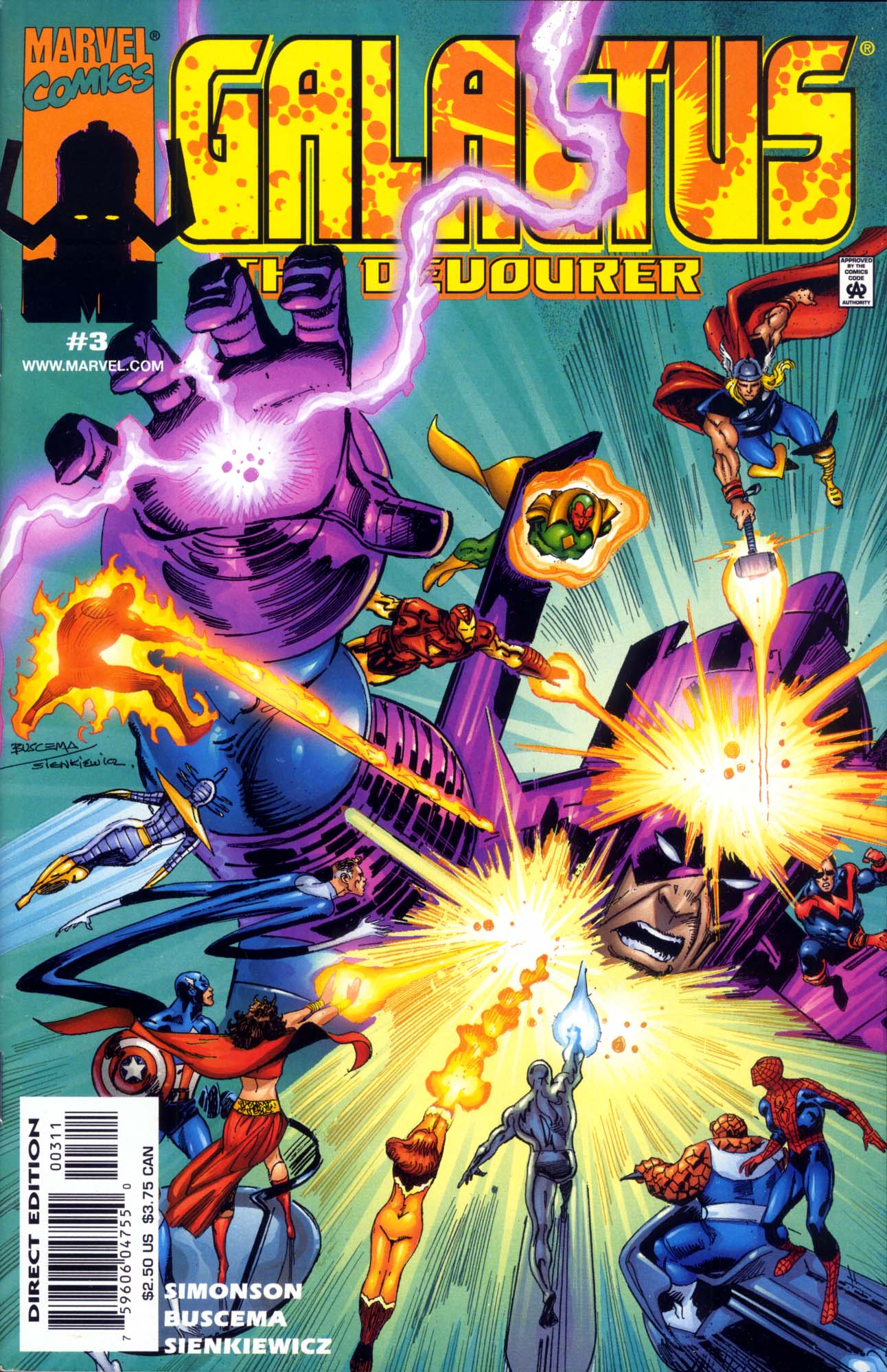 Read online Galactus the Devourer comic -  Issue #3 - 1