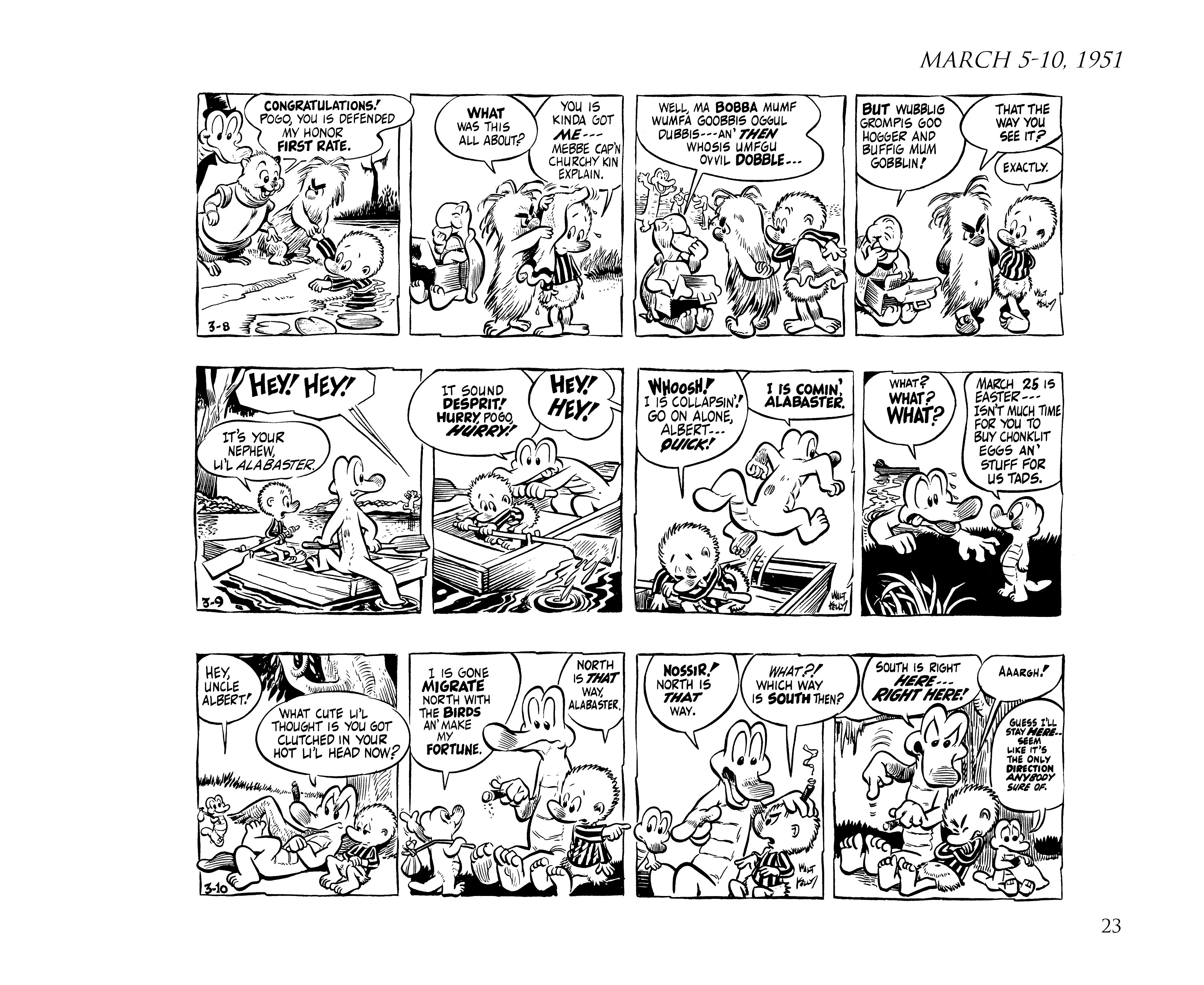 Read online Pogo by Walt Kelly: The Complete Syndicated Comic Strips comic -  Issue # TPB 2 (Part 1) - 41