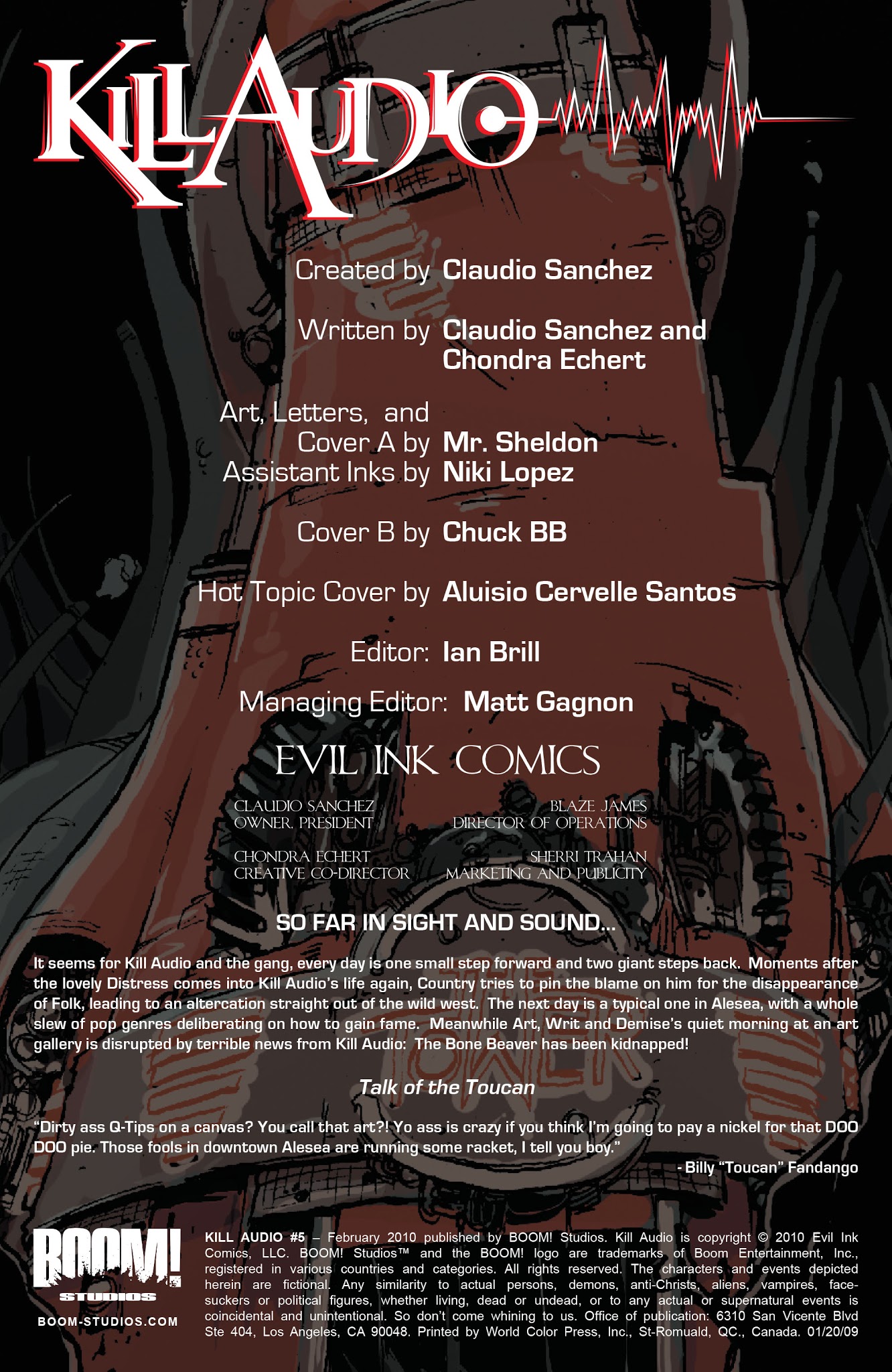 Read online Kill Audio comic -  Issue #5 - 3