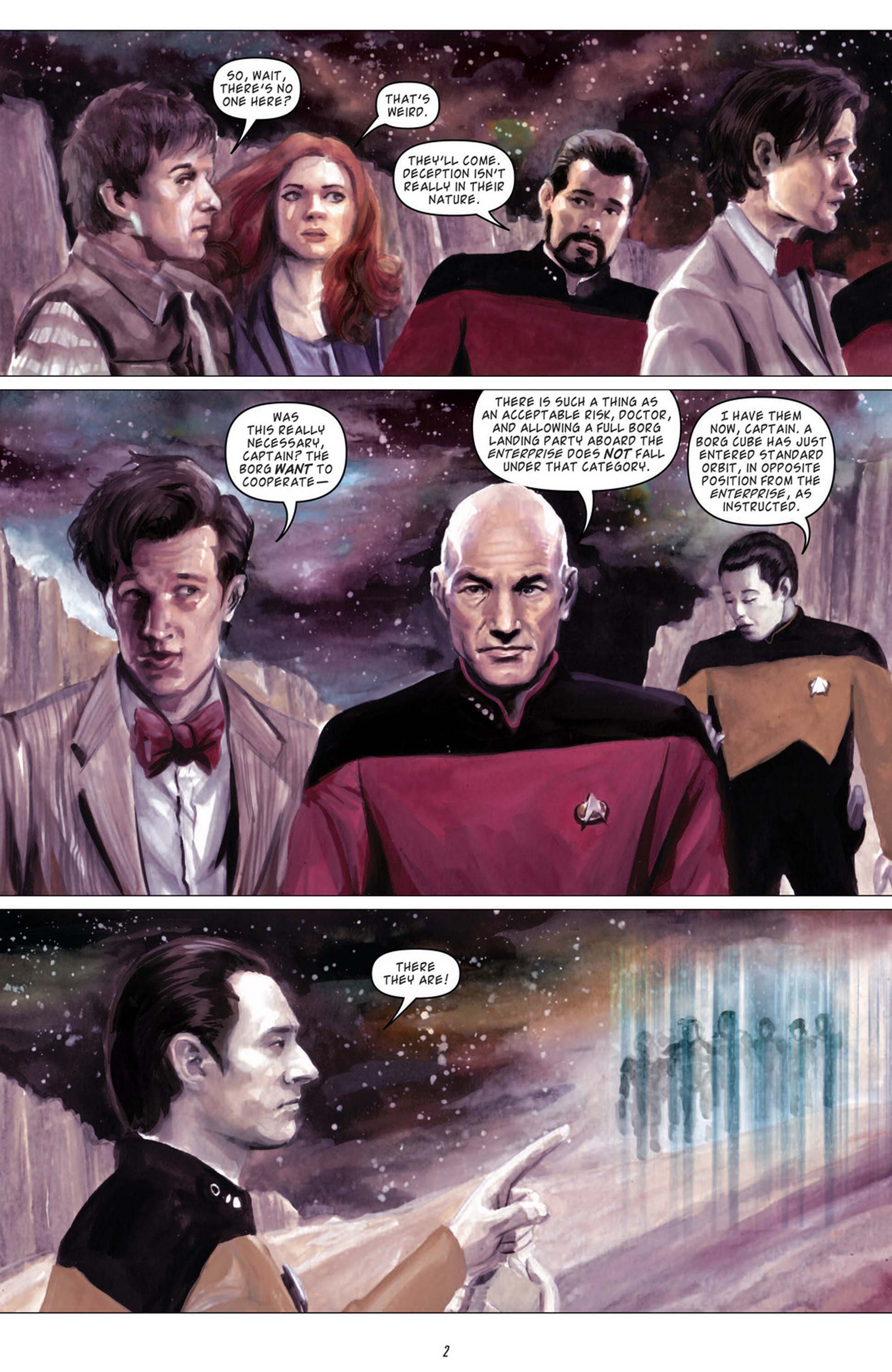 Read online Star Trek: The Next Generation/Doctor Who: Assimilation² comic -  Issue #6 - 5