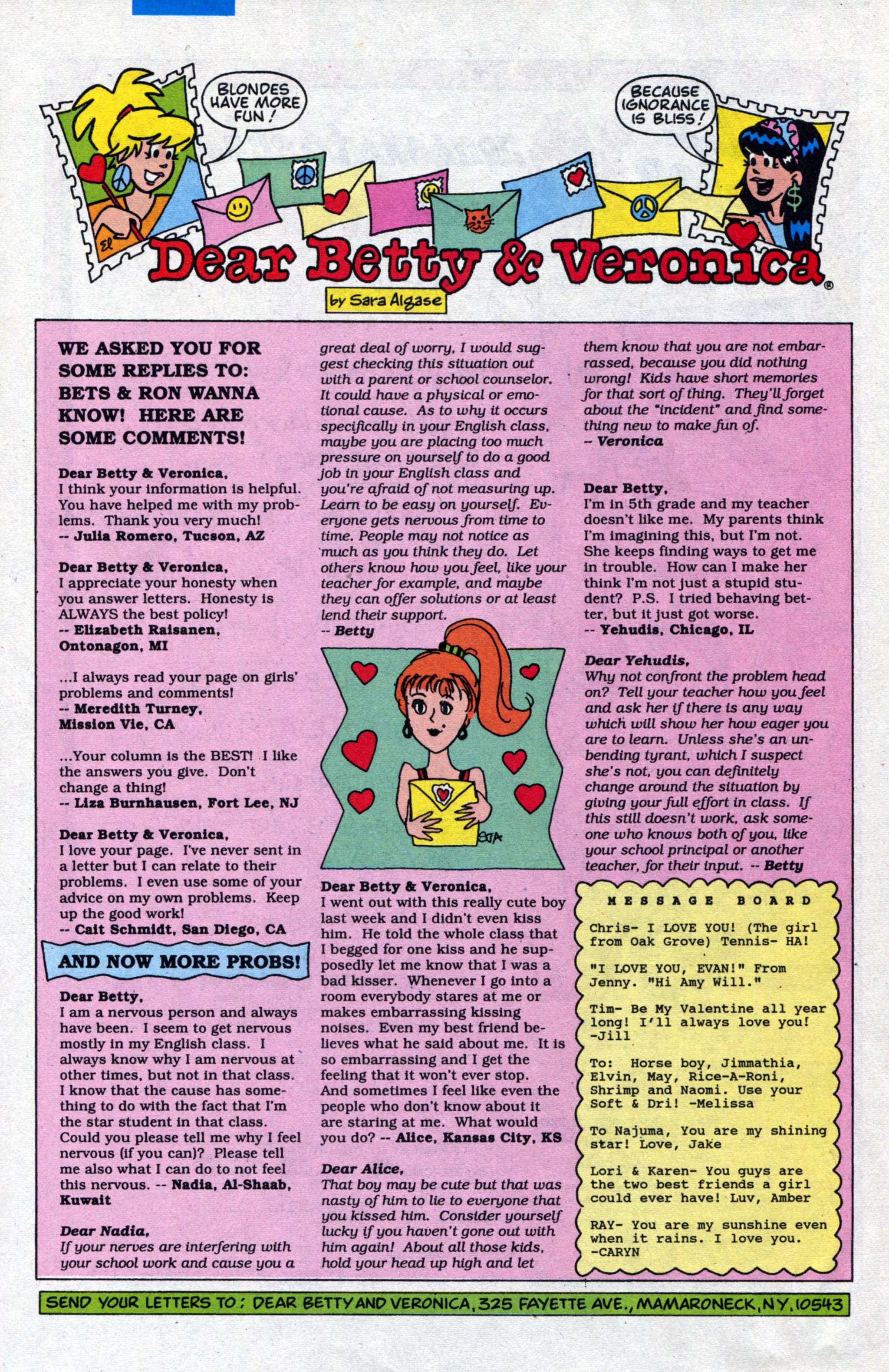 Read online Betty and Veronica (1987) comic -  Issue #68 - 10