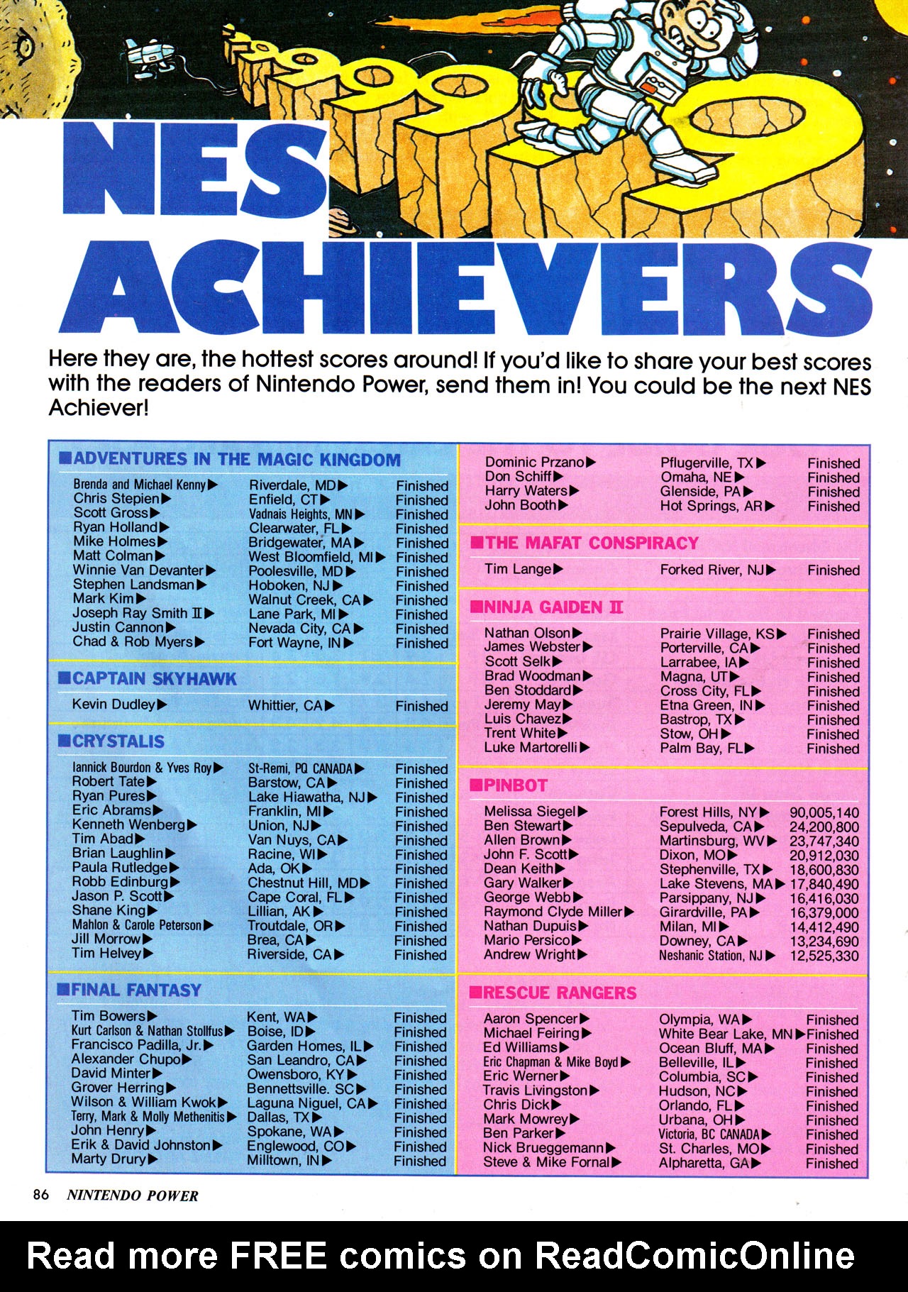 Read online Nintendo Power comic -  Issue #20 - 93